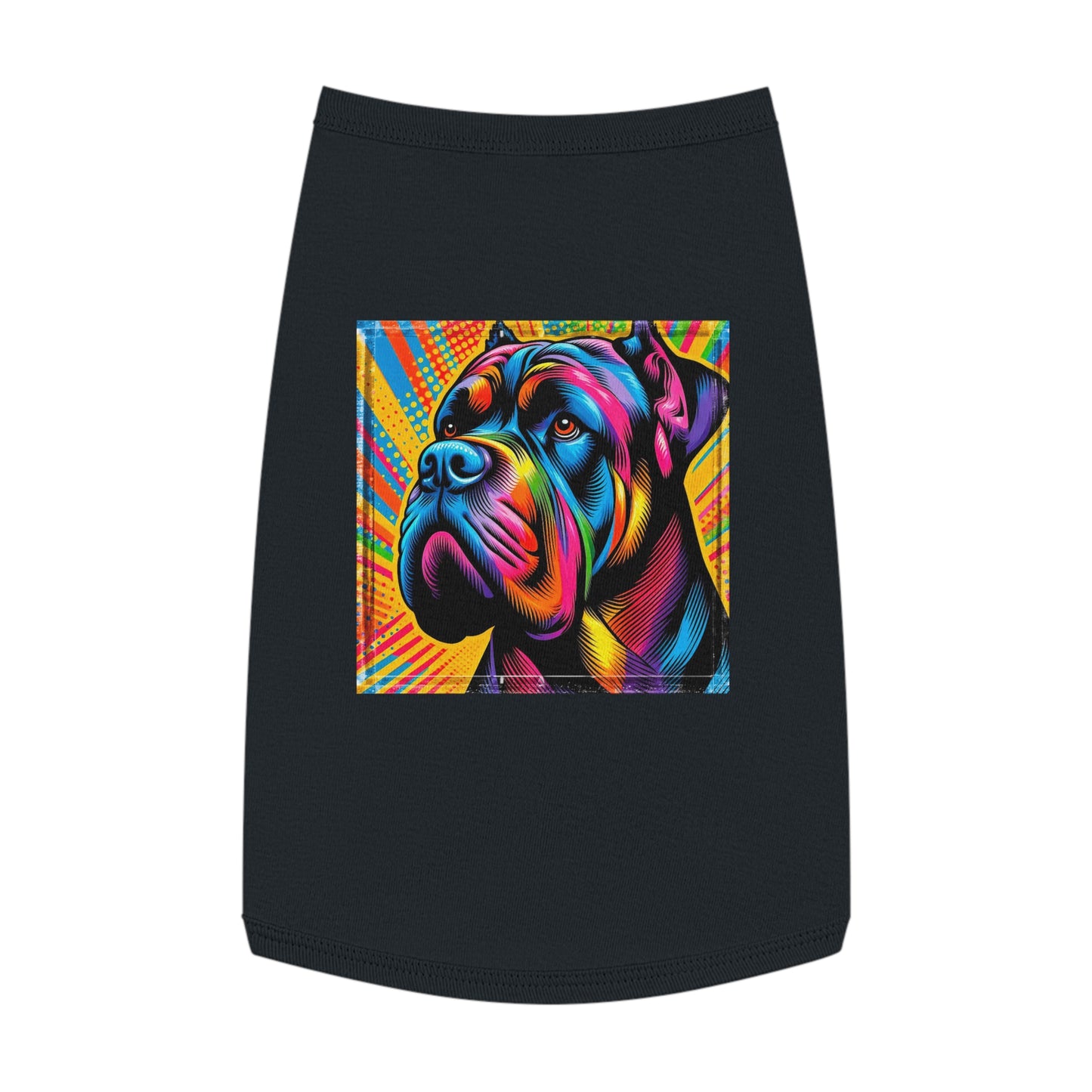 Pet Tank Top Cane Corso Pop Art Pets Printify L Black
