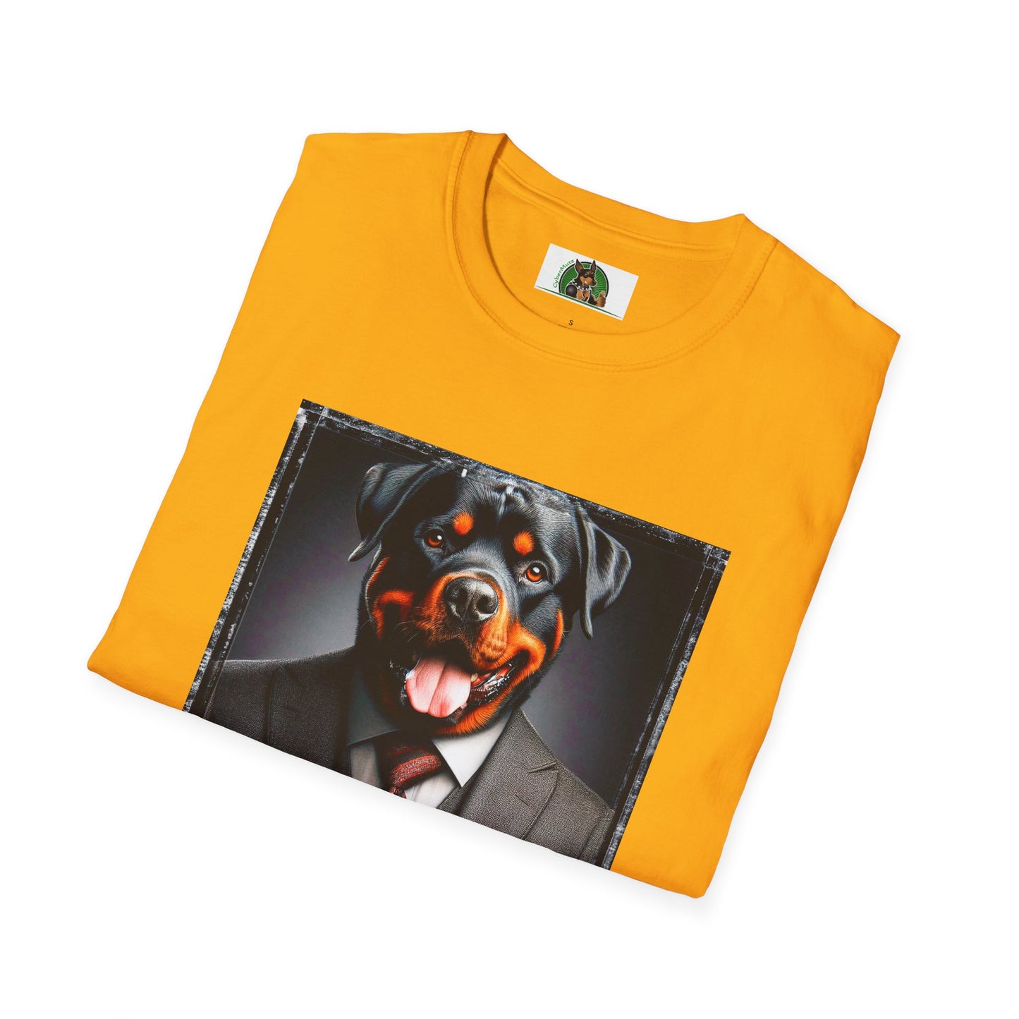 Rottweiler nice suit shirt