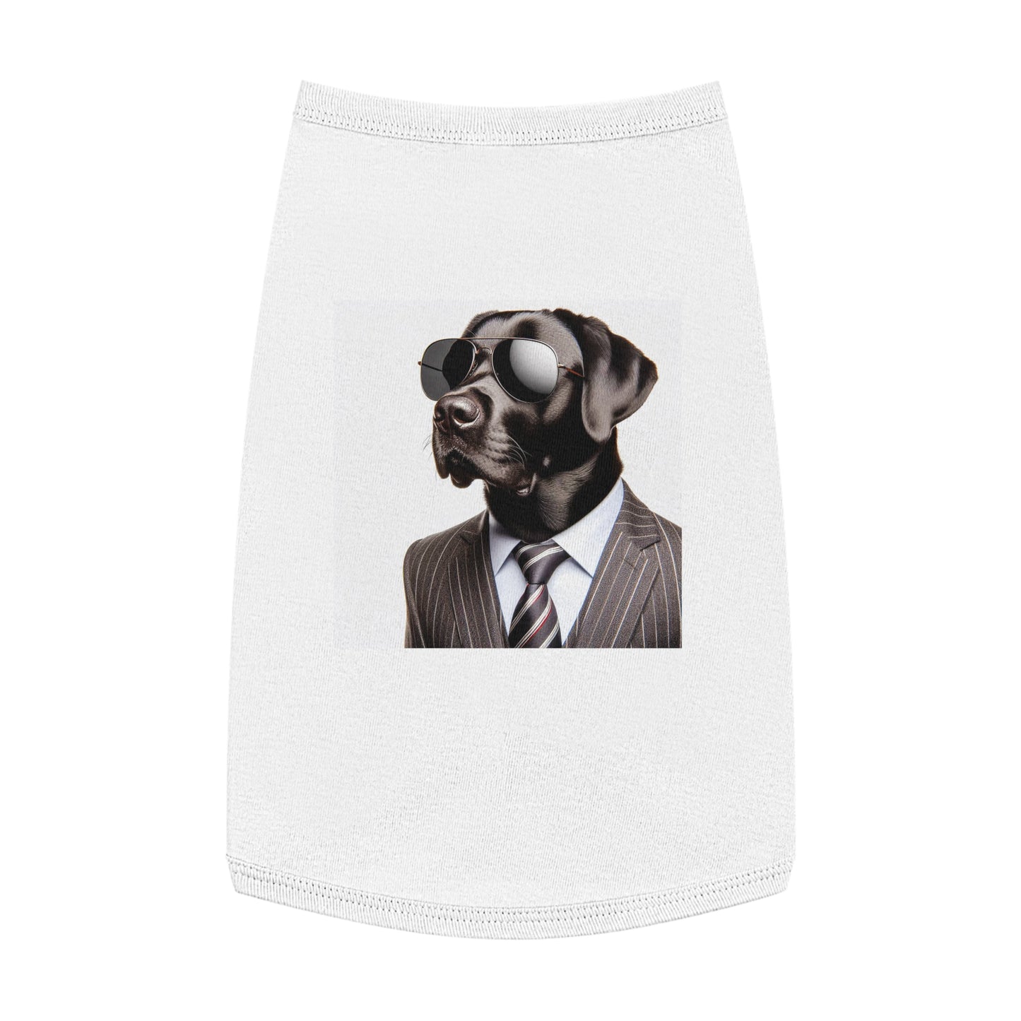 Labrador Retriever serious professional shirt Pets Printify L White