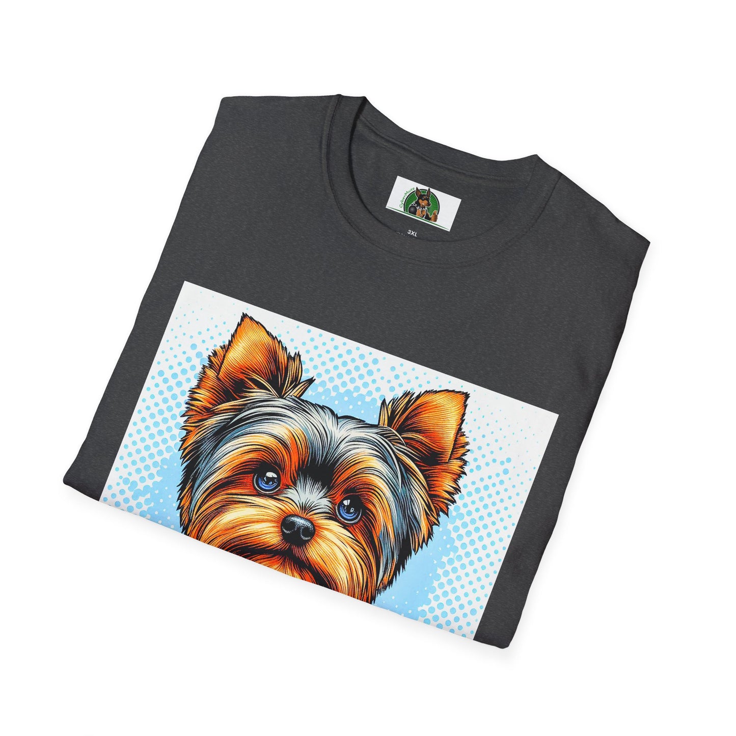 Yorkie suit shirt T-Shirt Printify