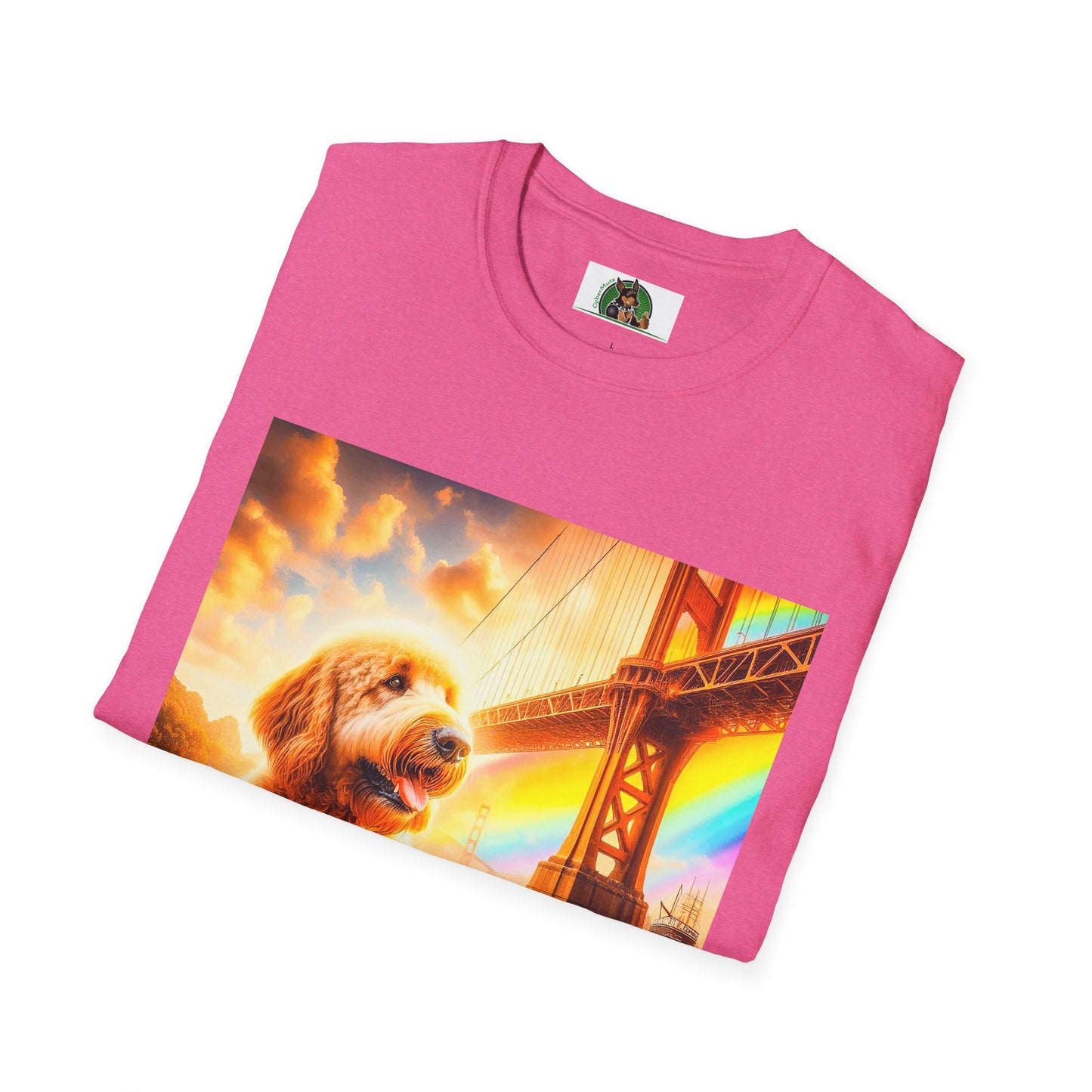 Golden Doodle pretty bridge t shirt