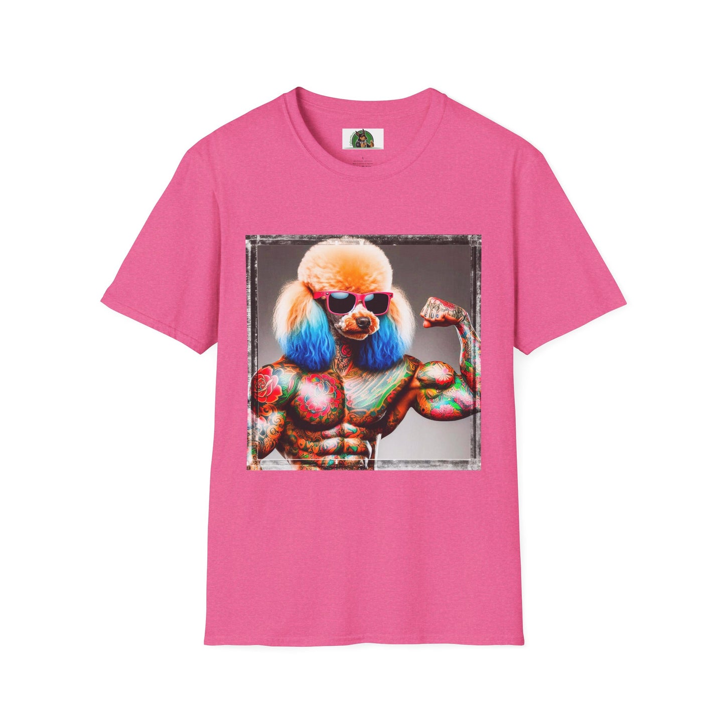 Poodle personal trainer shirt T-Shirt Printify S Heather Heliconia