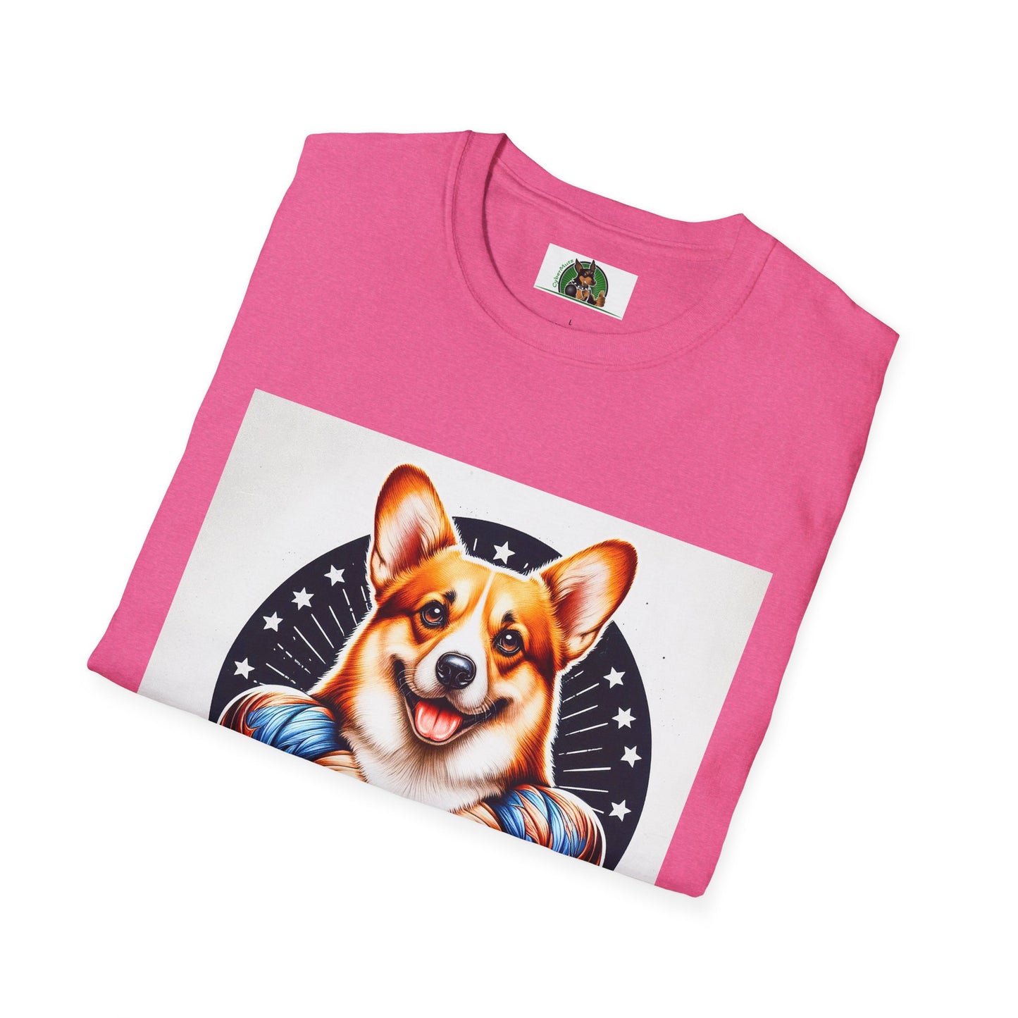 Pembroke Welsh Corgi muscle men shirt