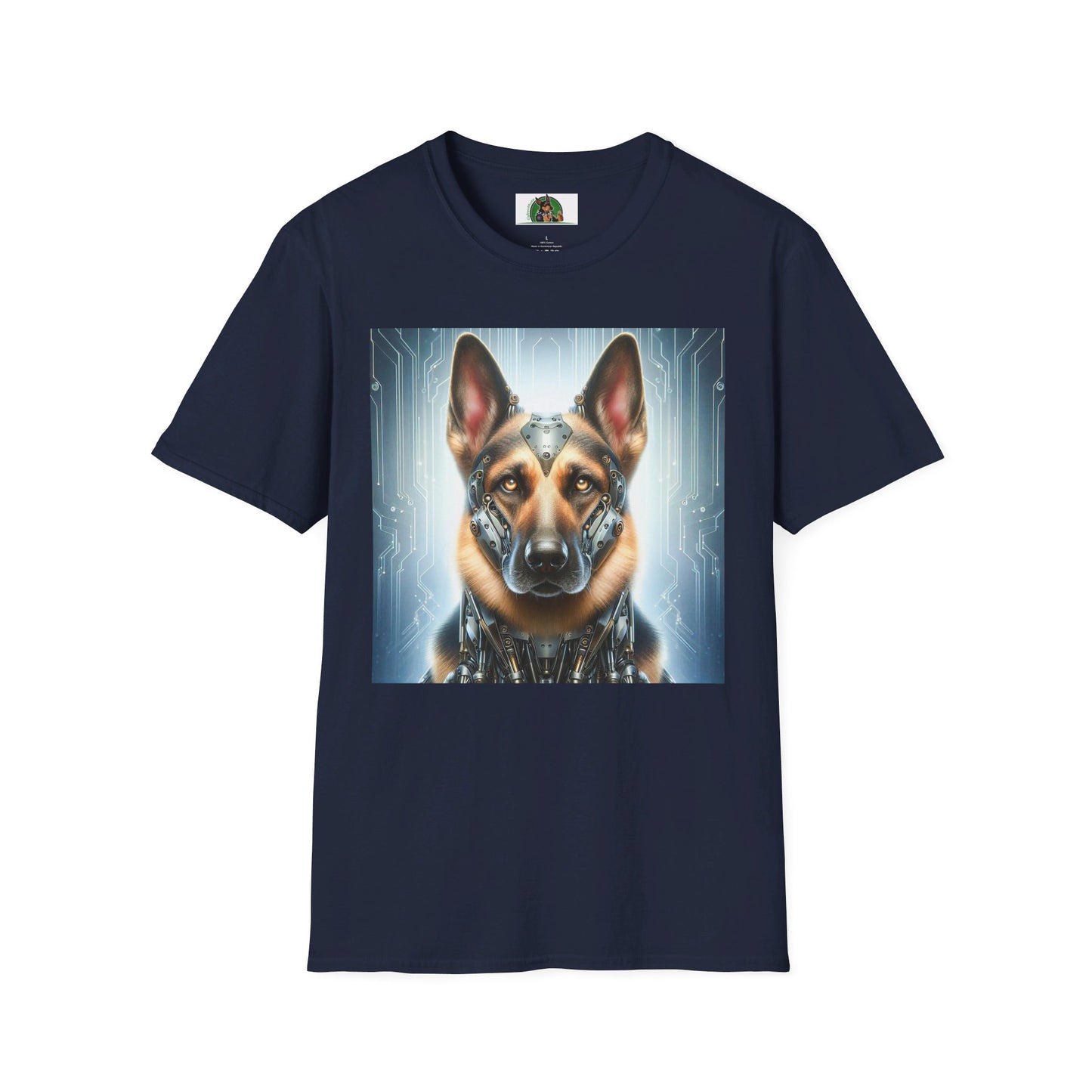 German Shepherd T-Shirt Printify Navy S