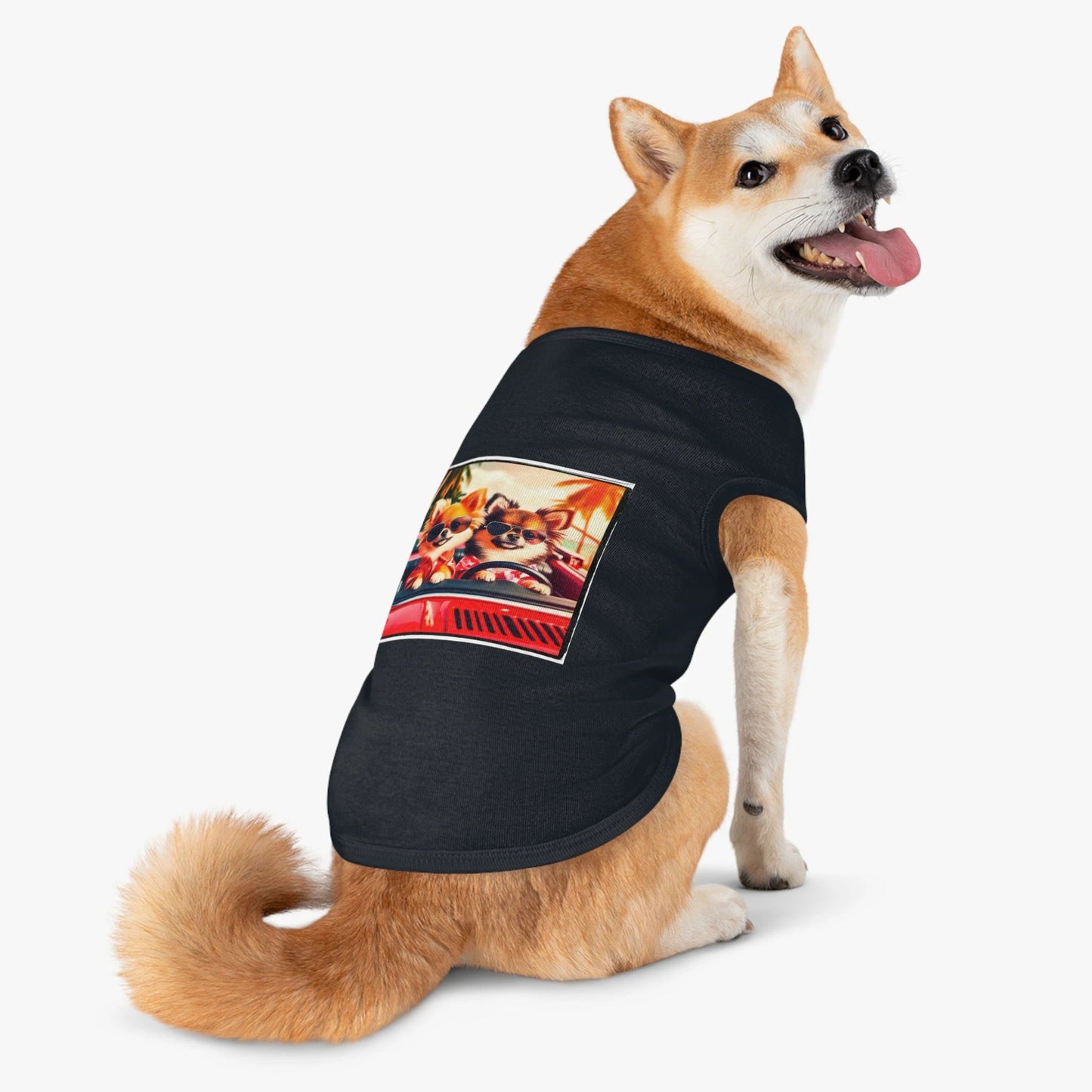 Chihuahua Pet Tank Top Rodeo Drive T Shirt For Small Dogs Cute Fashionable Dog Apparel by Printify
