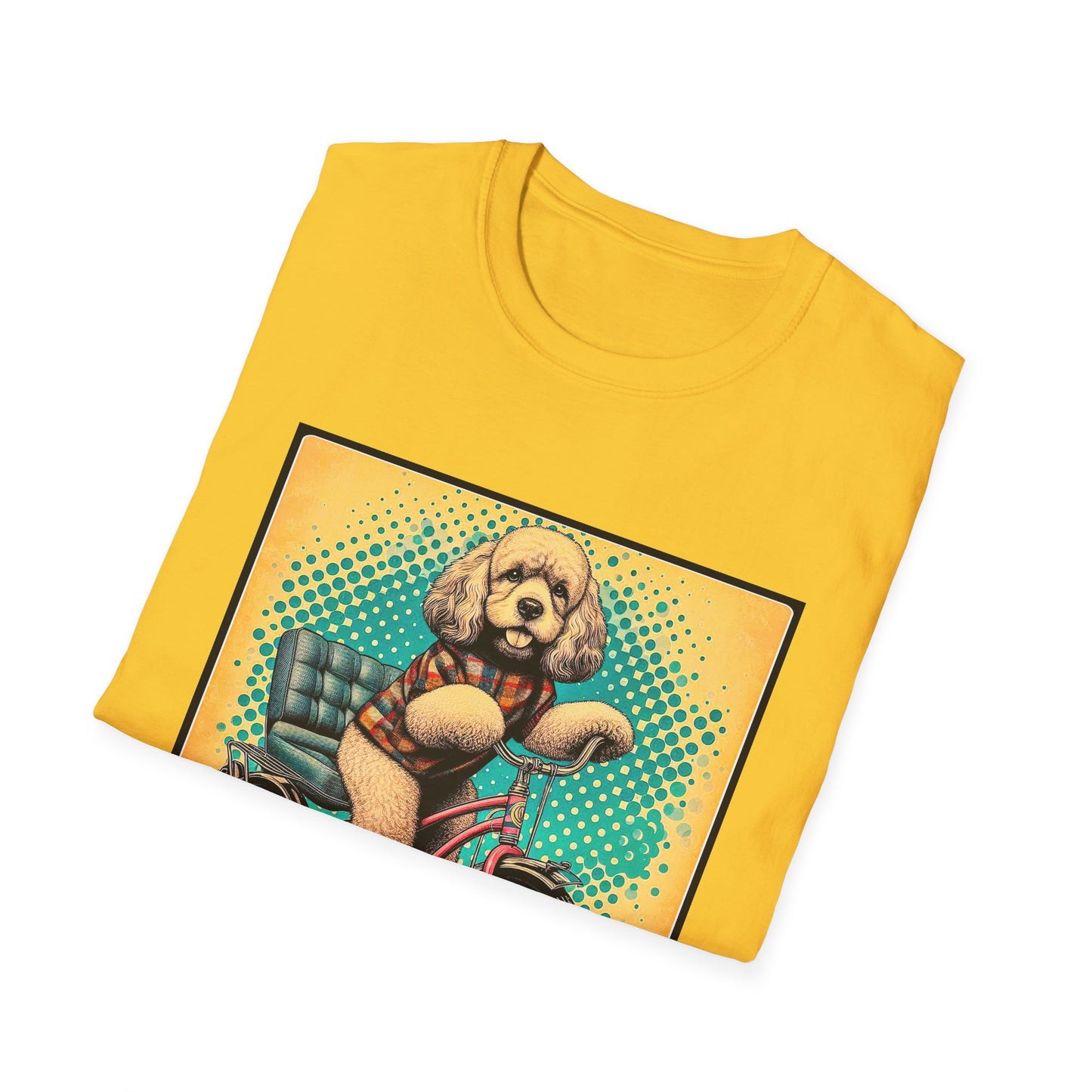 CockerPoo bike strolling t shirt