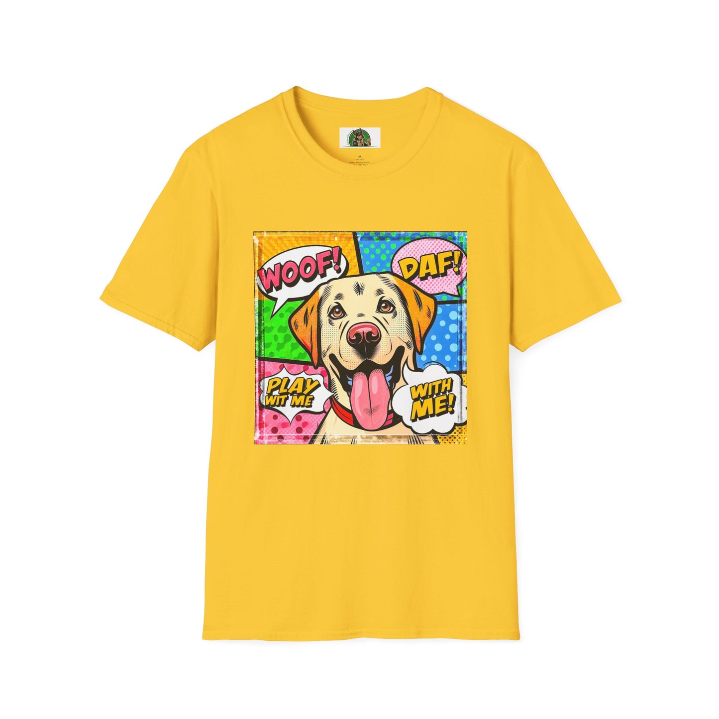 Wacky Labrador Retriever T-Shirt Printify S Daisy