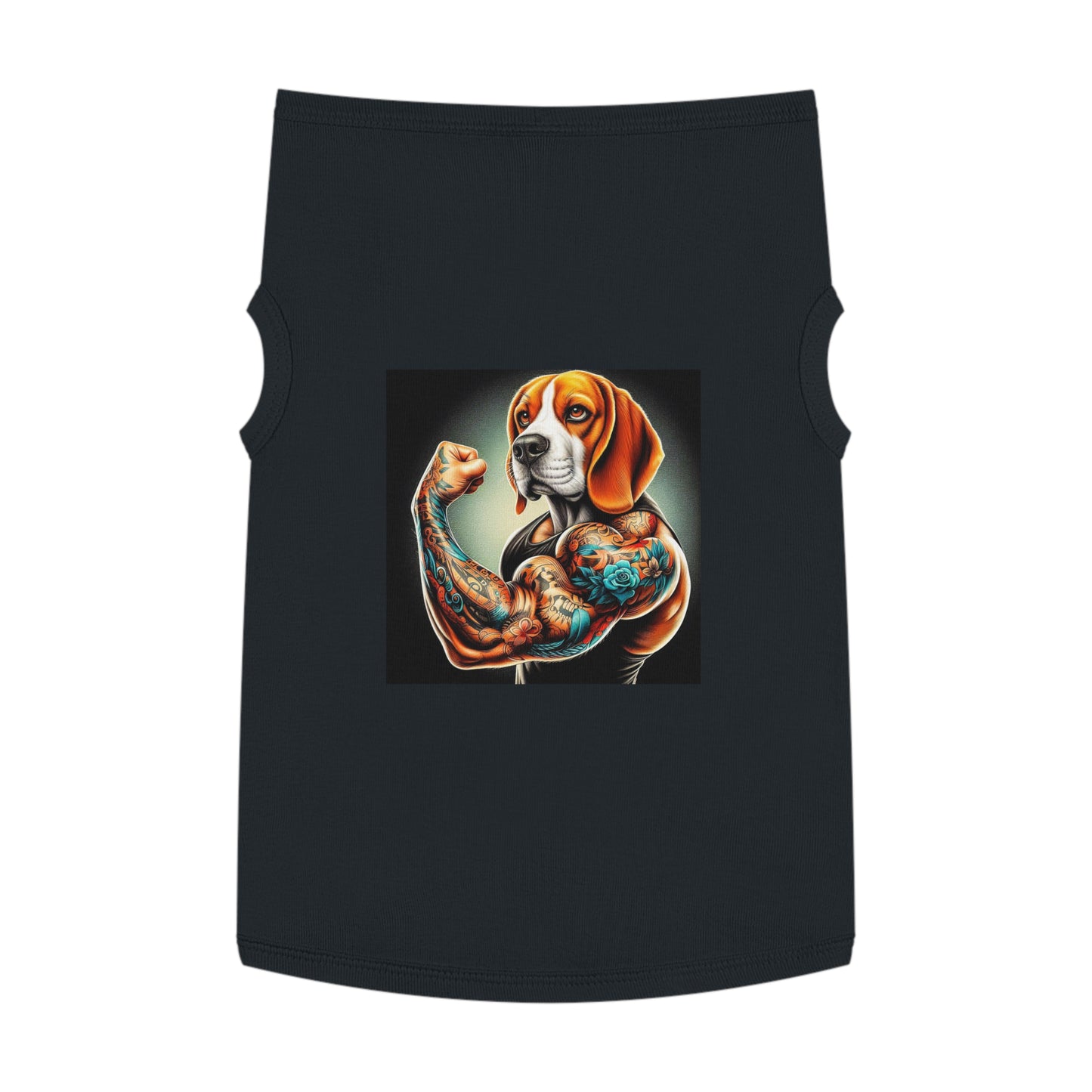 Pet Tank Top Beagle Muscle Dog Pets Printify