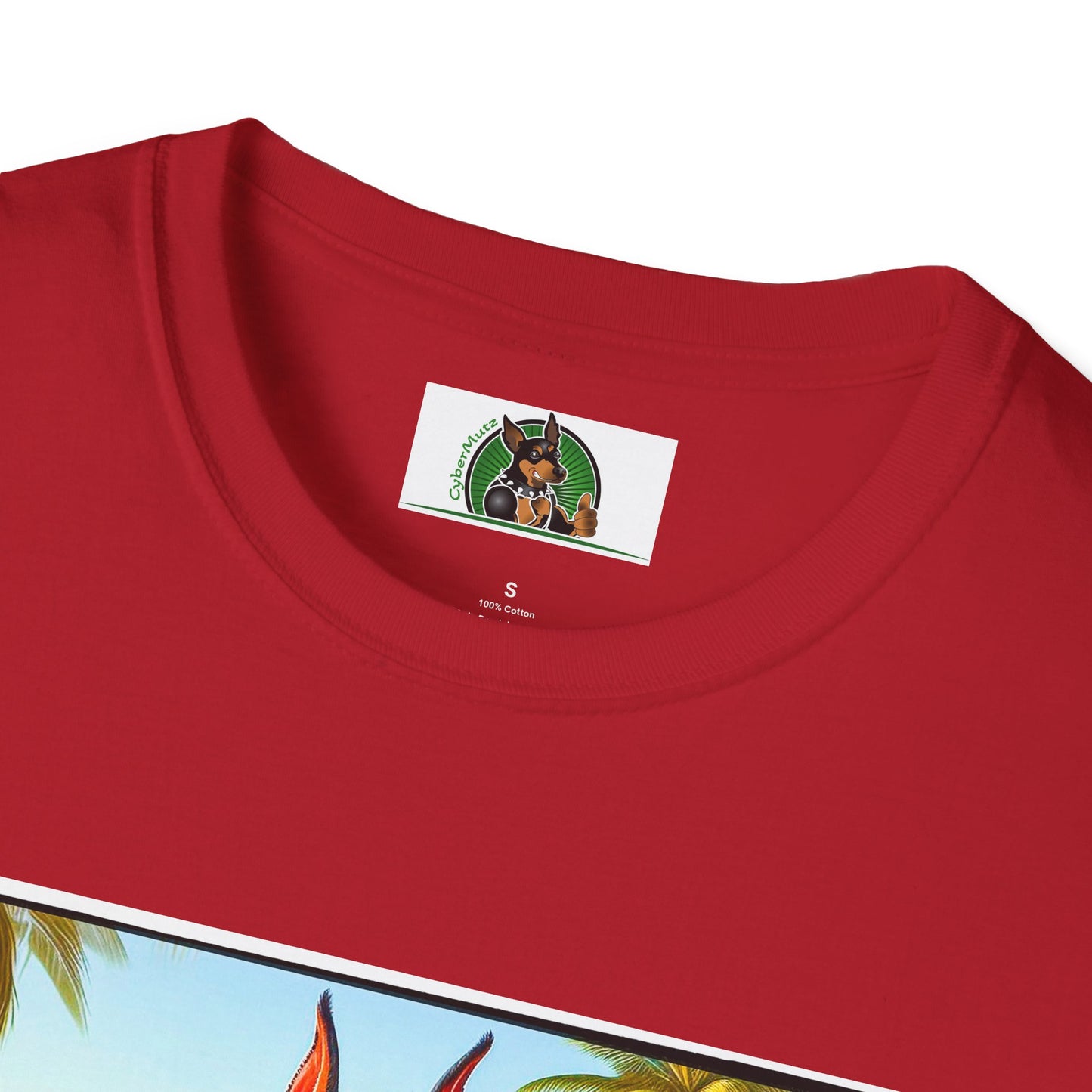 Doberman beach hunk t shirt