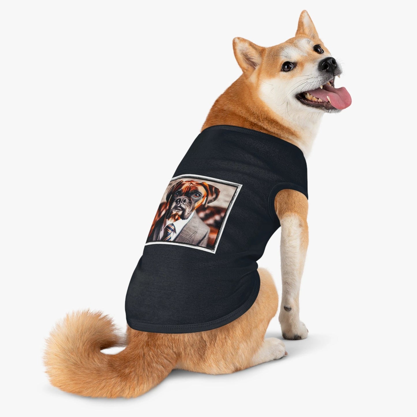 Pet Tank Top Boxer Pets Printify