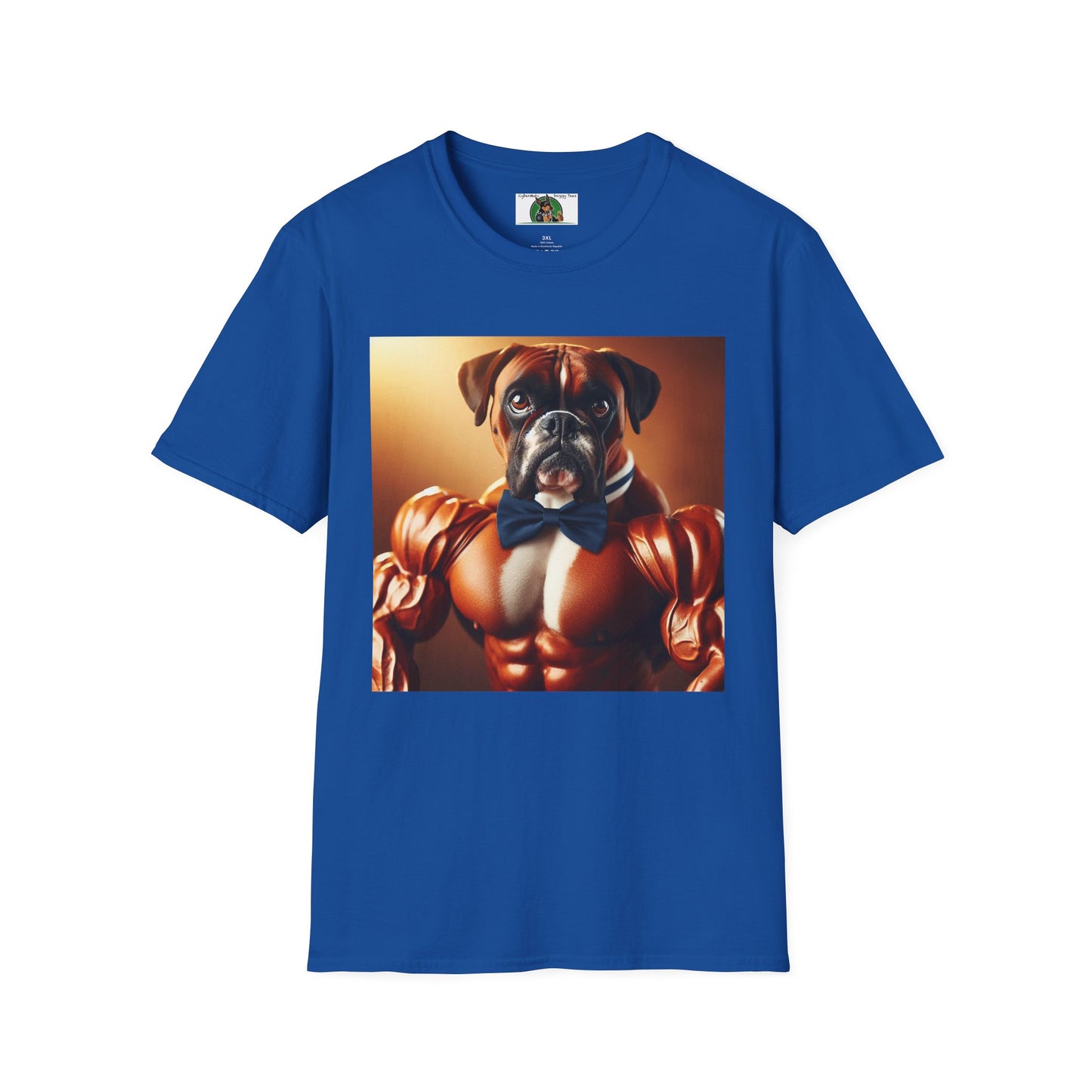 Muscle Boxer Unisex Softstyle T-Shirt T-Shirt Printify S Royal