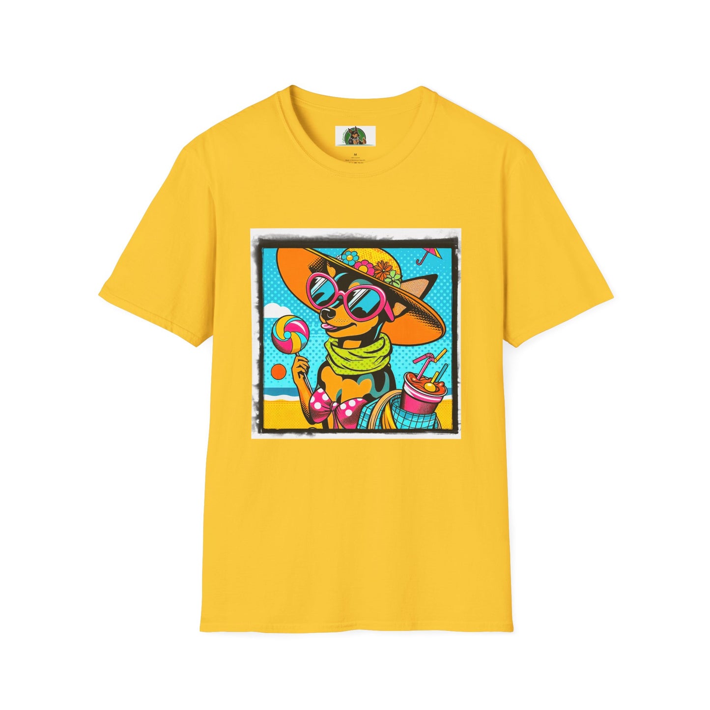 Min Pin T-Shirt beach vacation T-Shirt Printify S Daisy