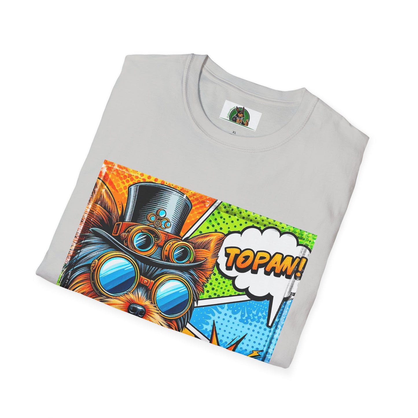 Yorkie pop art shirt