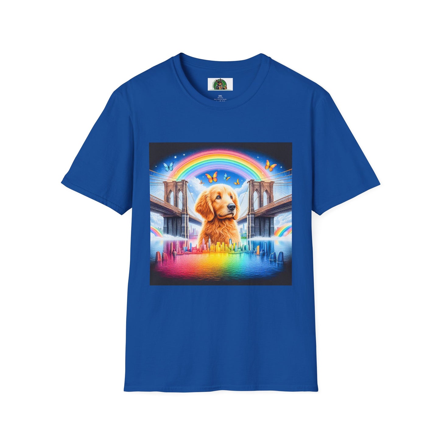 Golden Doodle rainbow shirt T-Shirt Printify XS Royal