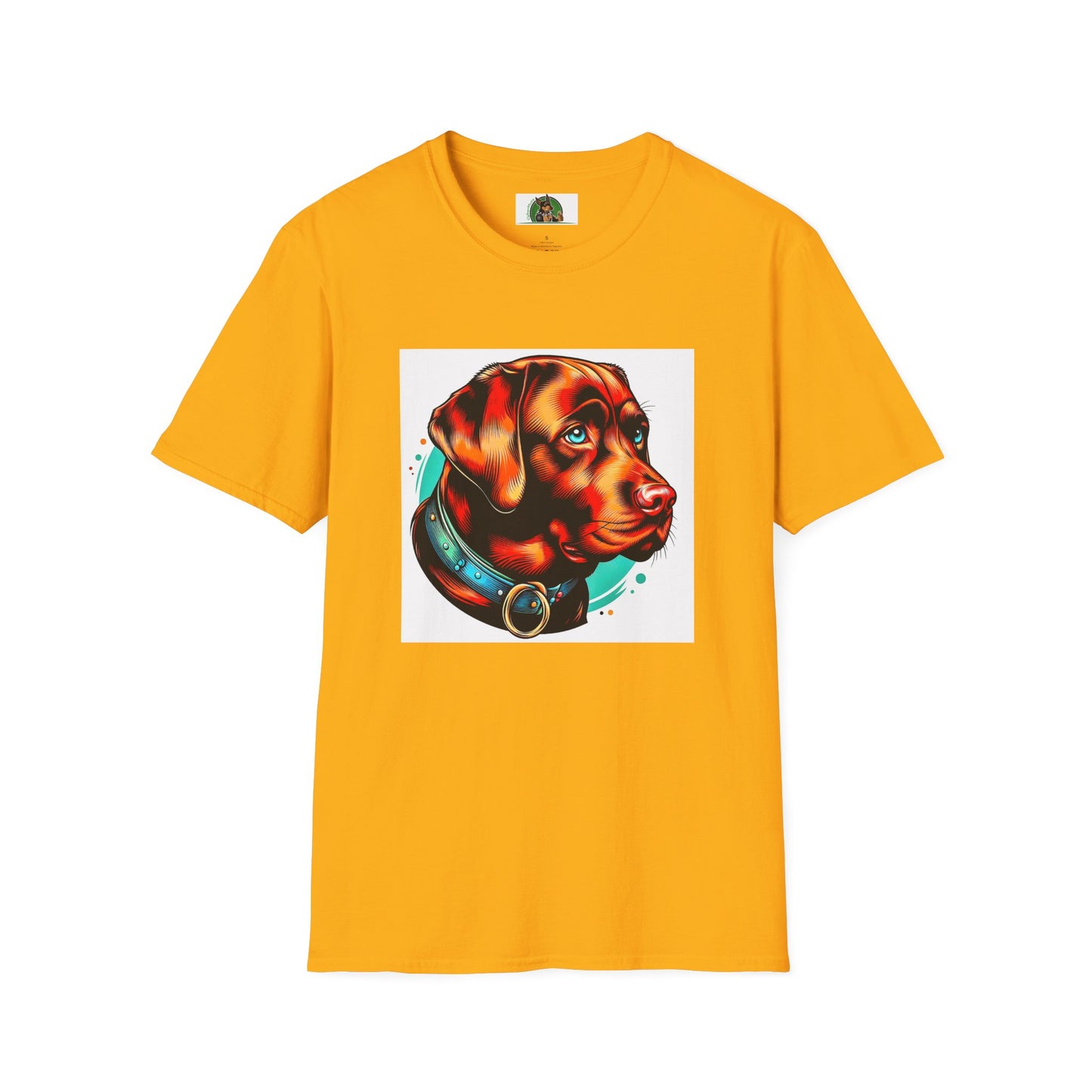 Labrador Retriever brown beauty shirt T-Shirt Printify S Gold