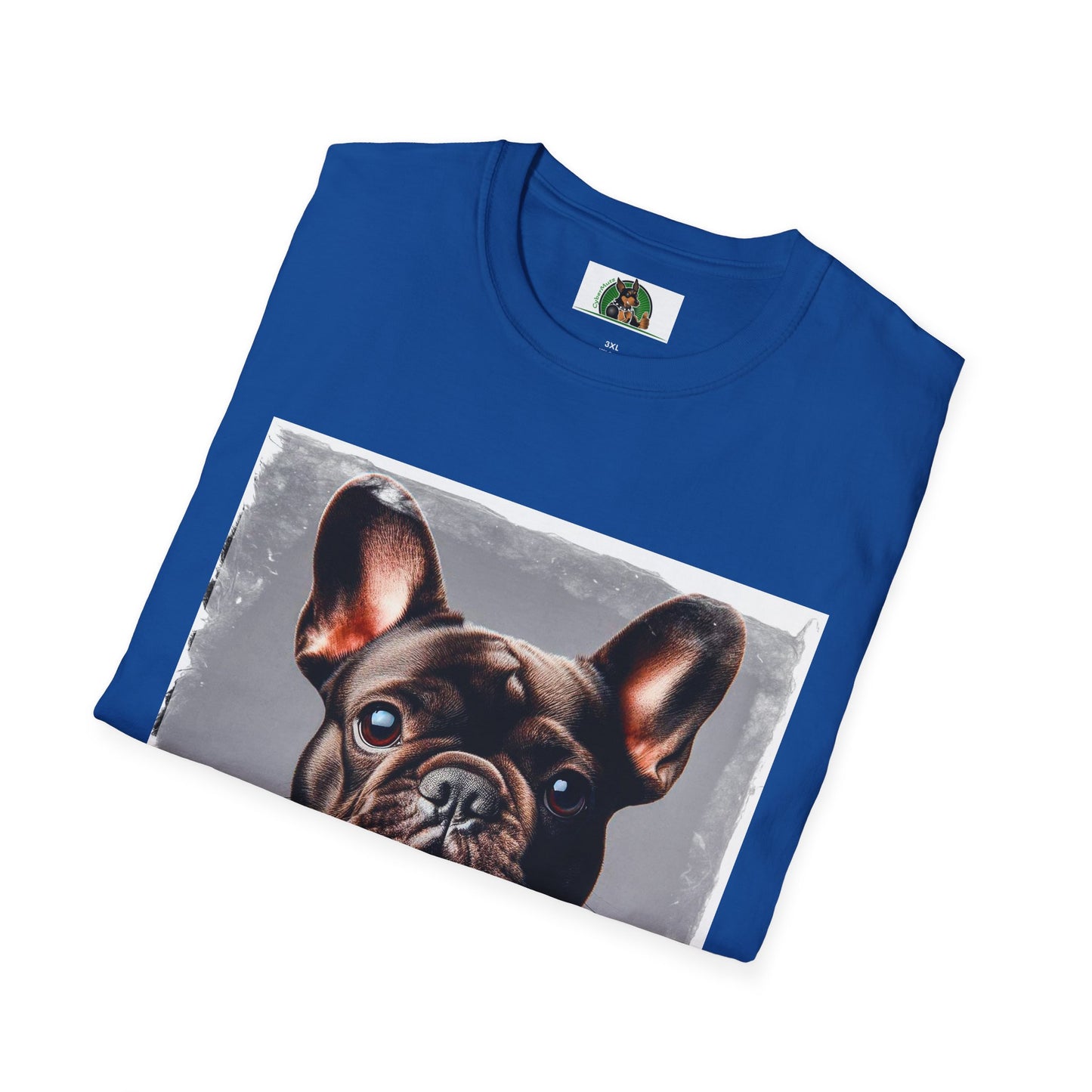 French Bulldog smart businessman T-Shirt Printify