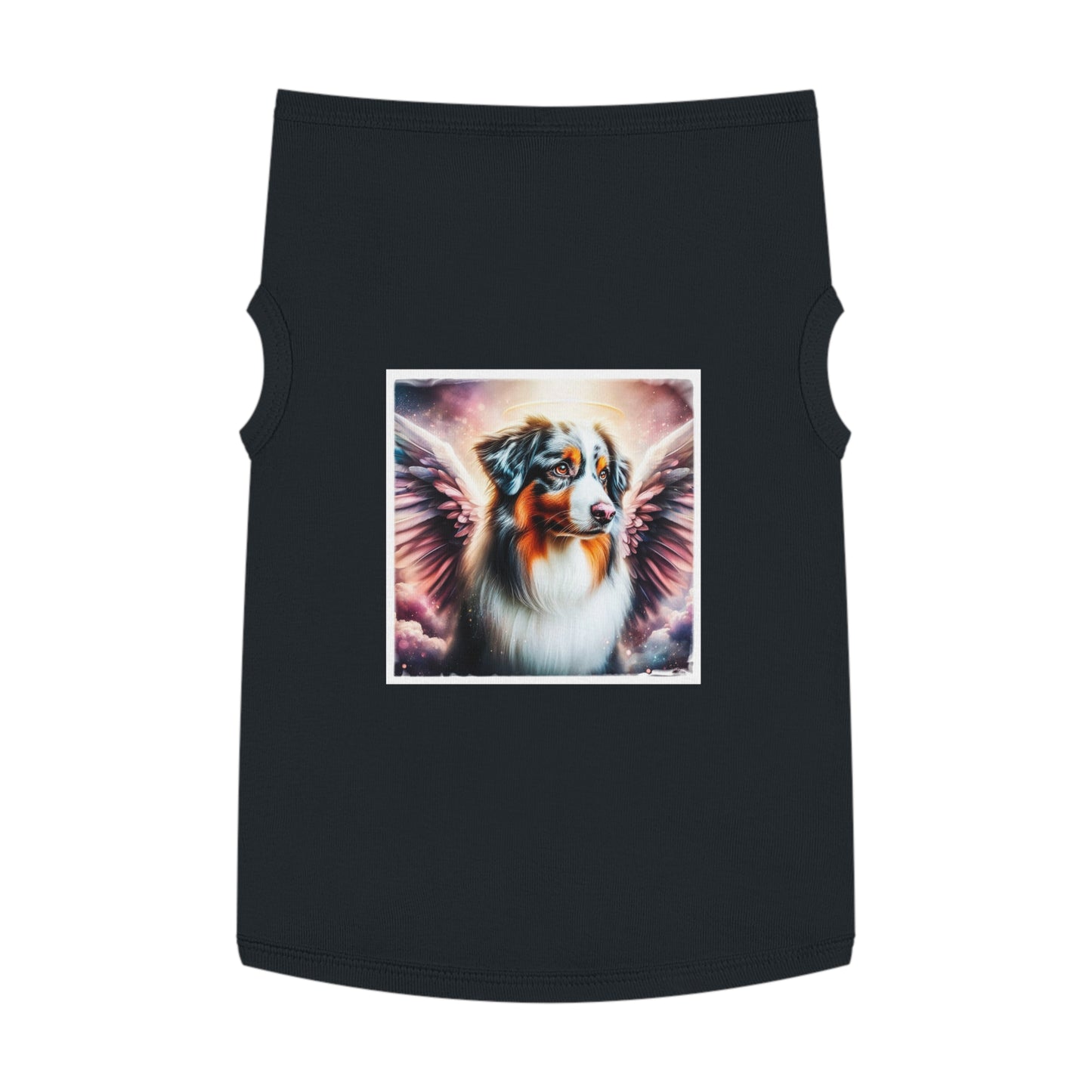 Pet Tank Top Australian Shepherd Pets Printify XL Black