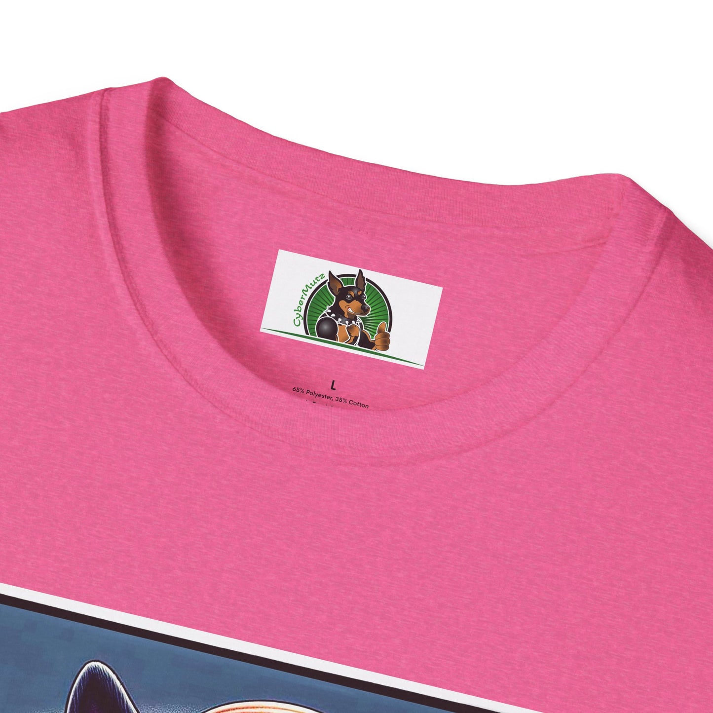 Boston Terrier Blonde Surfer Girl Dog T-Shirt Printify