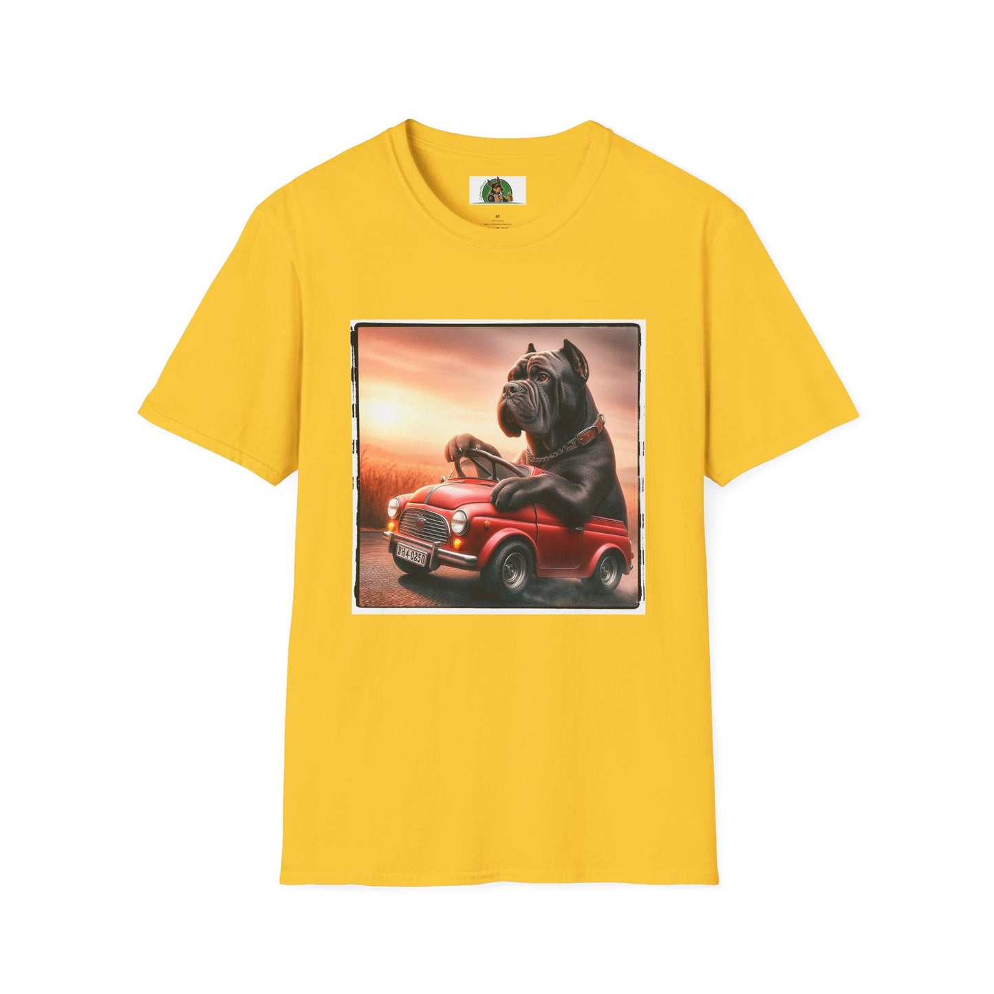 Wacky Cane Corso Driving Little Car T-Shirt Printify S Daisy