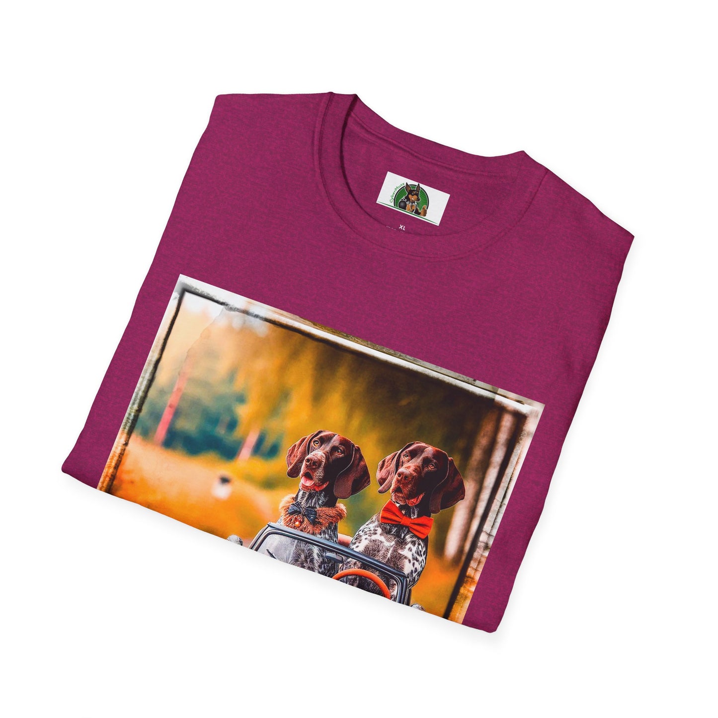 Wacky German Shorthaired Pointer happy friends t shirt