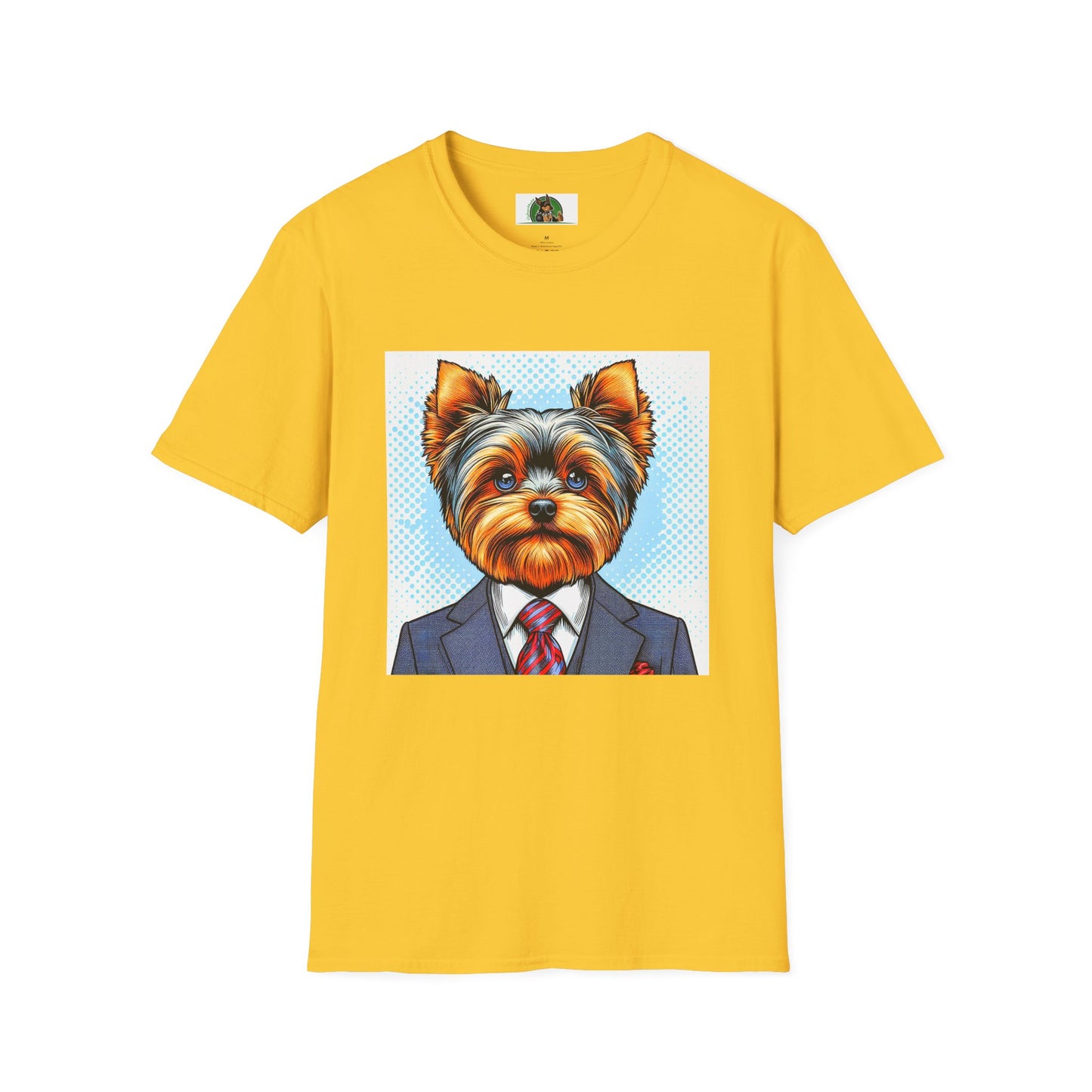 Yorkie suit shirt T-Shirt Printify S Daisy