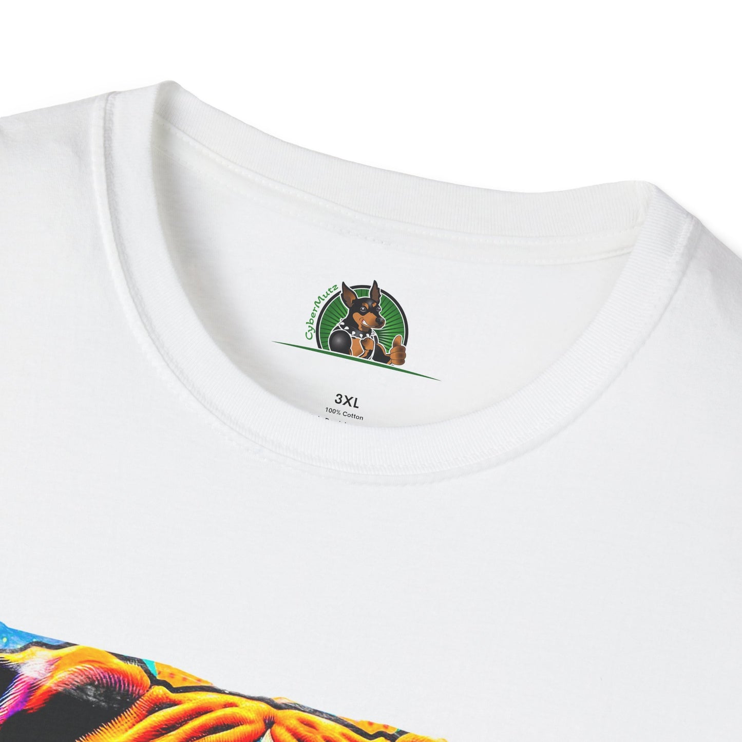 Boxer Pop Art Dog Wearing Glasses T-Shirt T-Shirt Printify