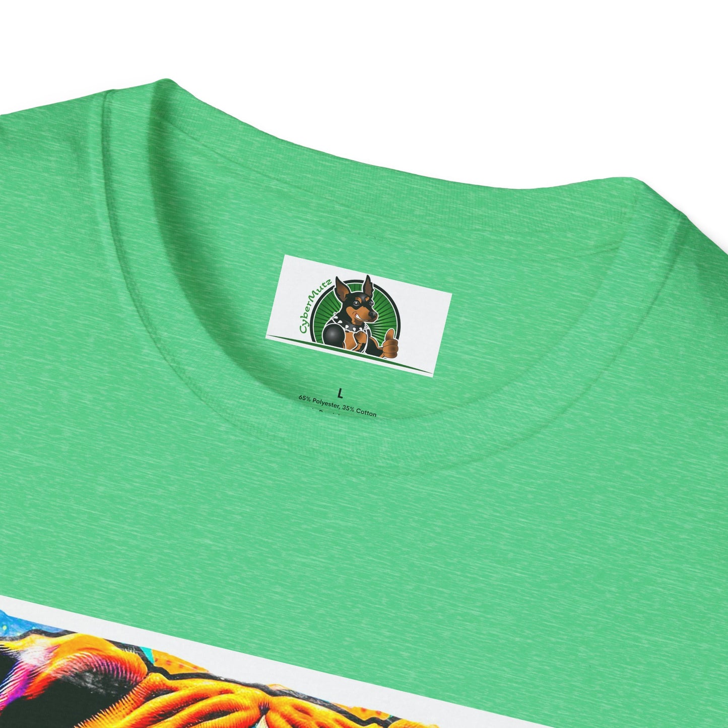 Boxer Pop Art Dog Wearing Glasses T-Shirt T-Shirt Printify
