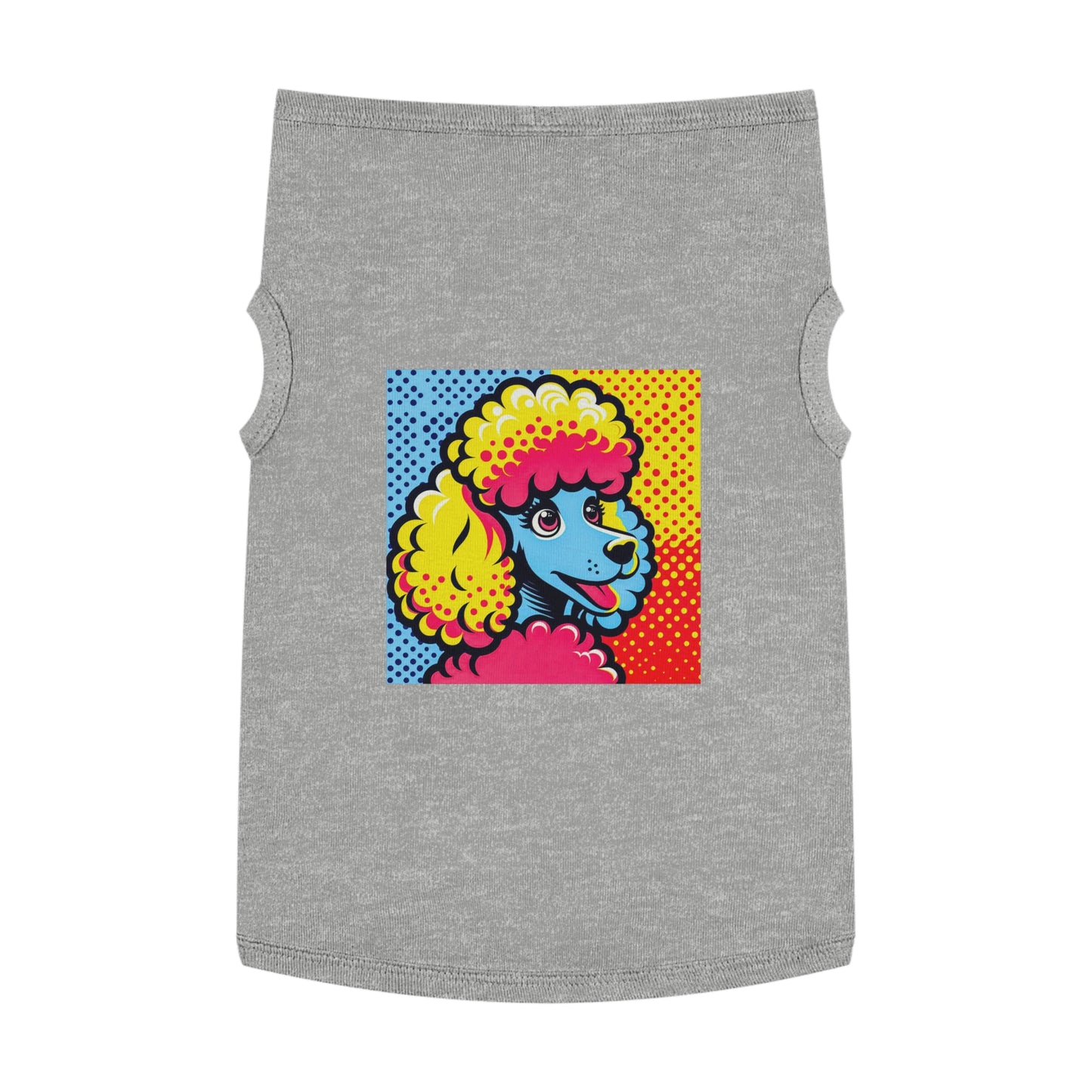 Pet Tank Top Poodle pretty colors Pets Printify XL Heather