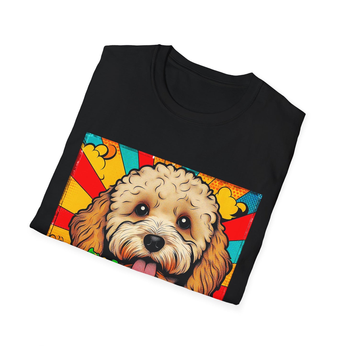 CockerPoo taco eating t shirt T-Shirt Printify