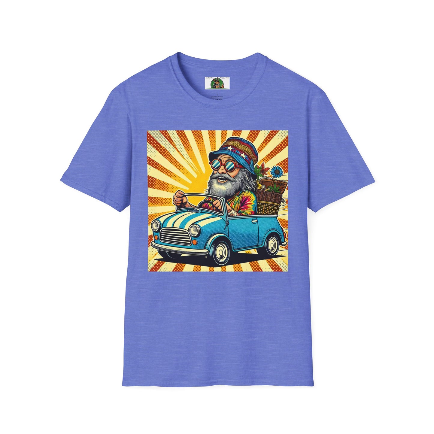 Wacky Retired Dude T-Shirt Printify Heather Royal S