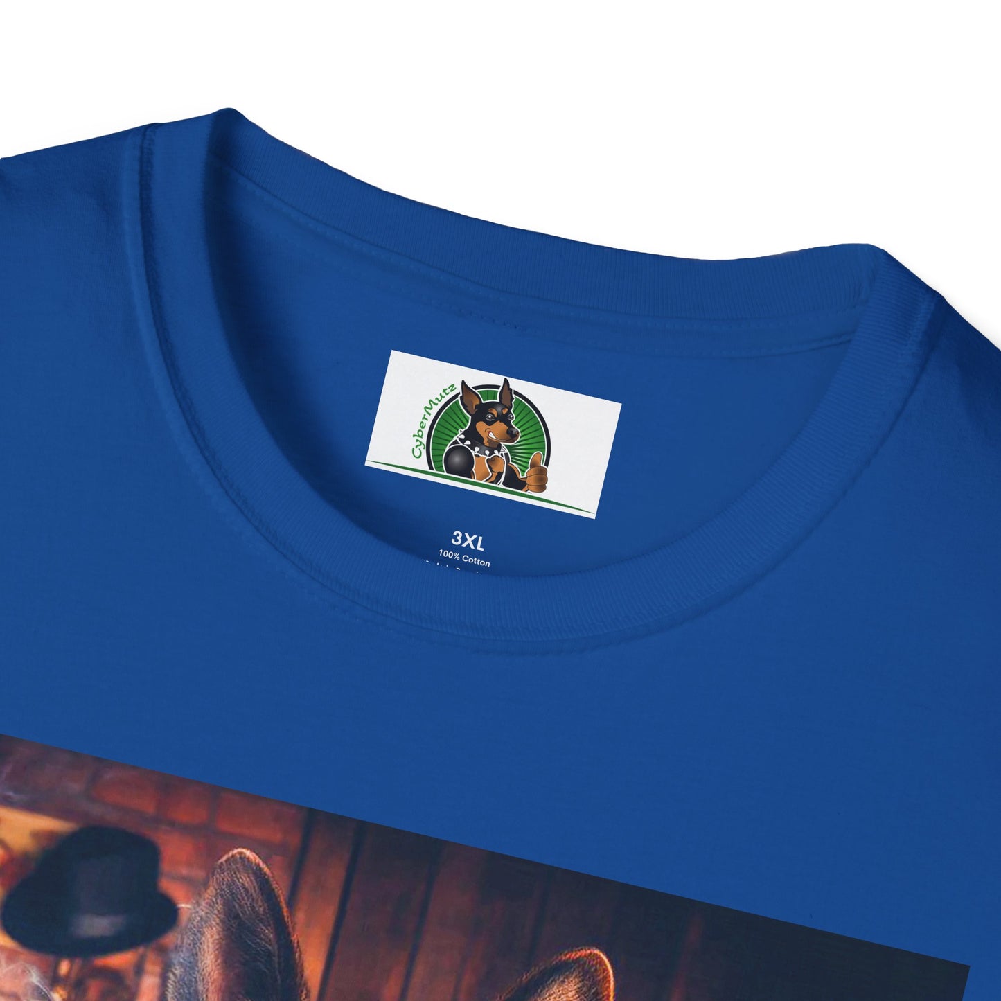 German Shepherd smoking a cigar shirt T-Shirt Printify