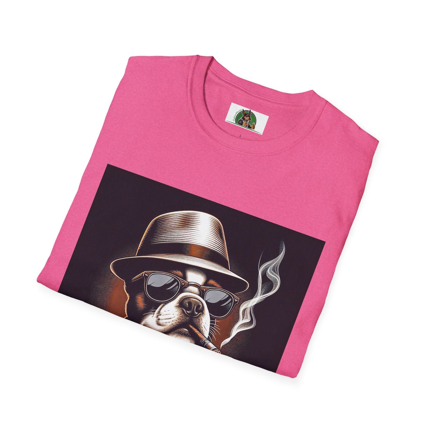 Boston Terrier Smoking T-shirt