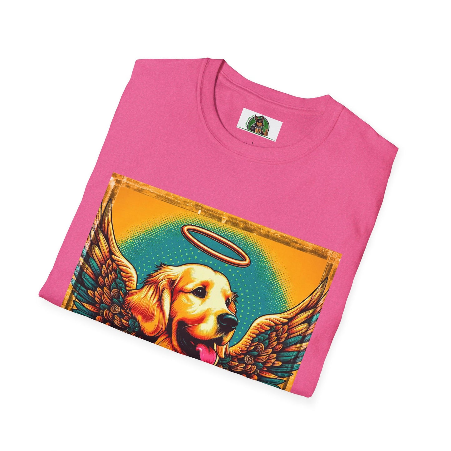 Golden Retriever glowing Angel t shirt