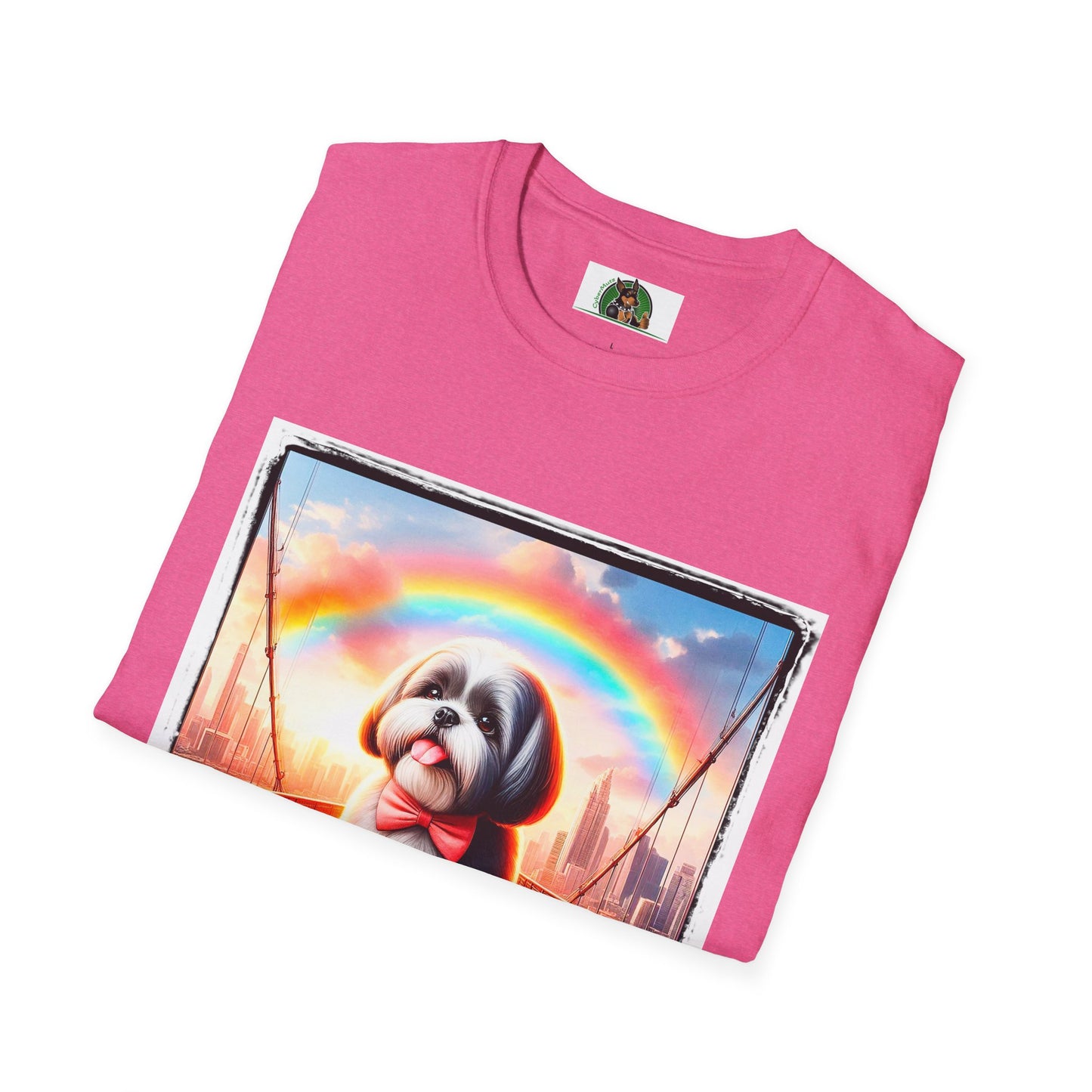 Shih Tzu rainbow shirt