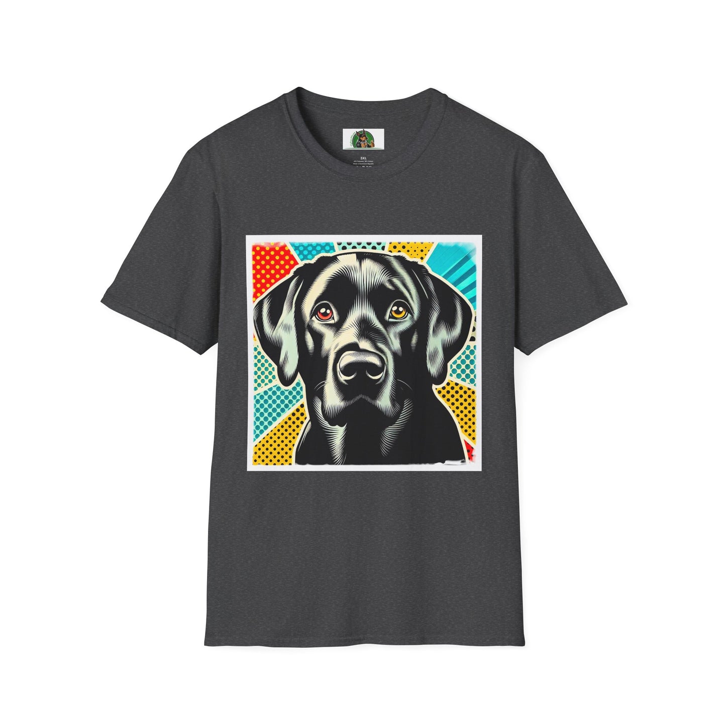 Labrador Retriever black beauty shirt T-Shirt Printify XS Dark Heather