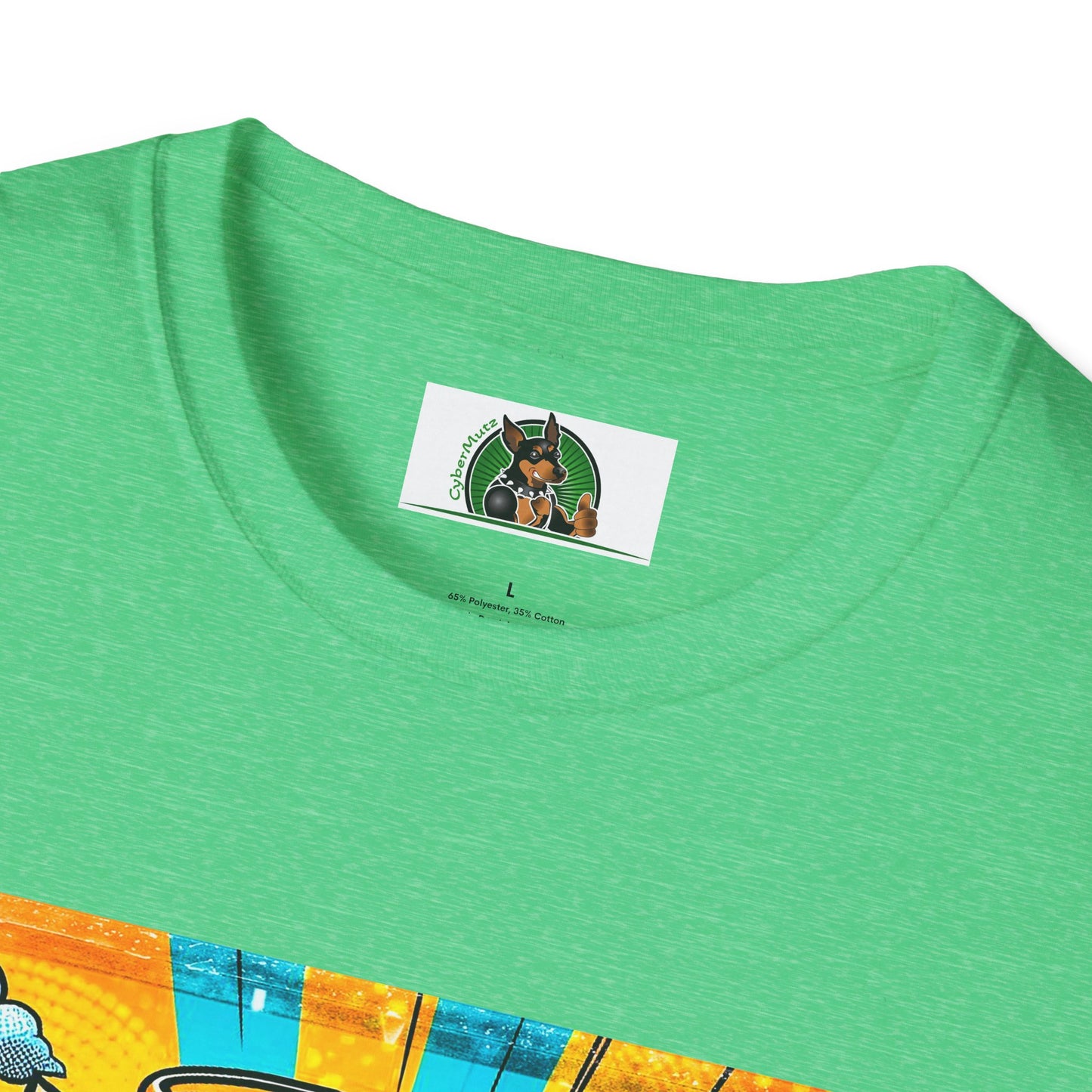 Yorkie pop art clouds shirt T-Shirt Printify