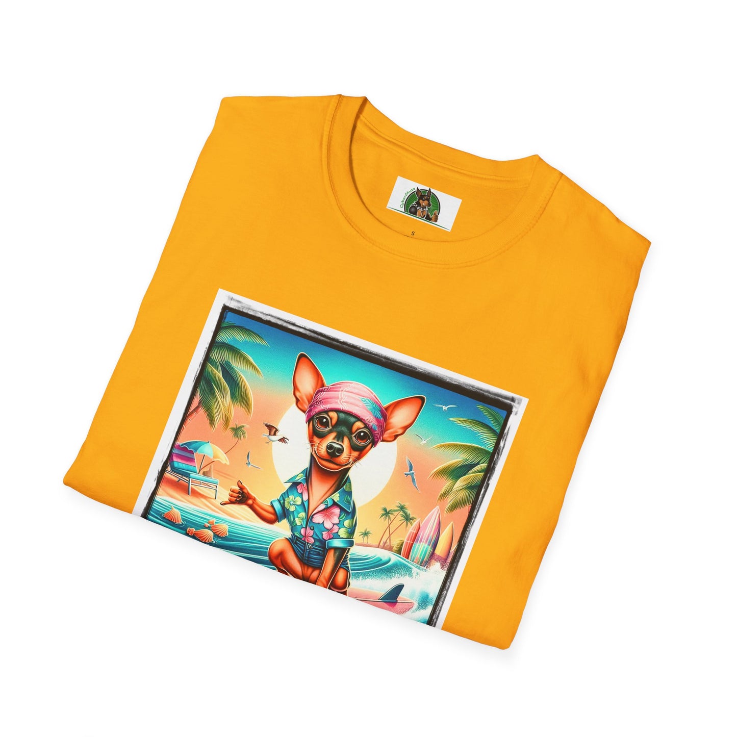 Min Pin T-Shirt Hawaiian surfing