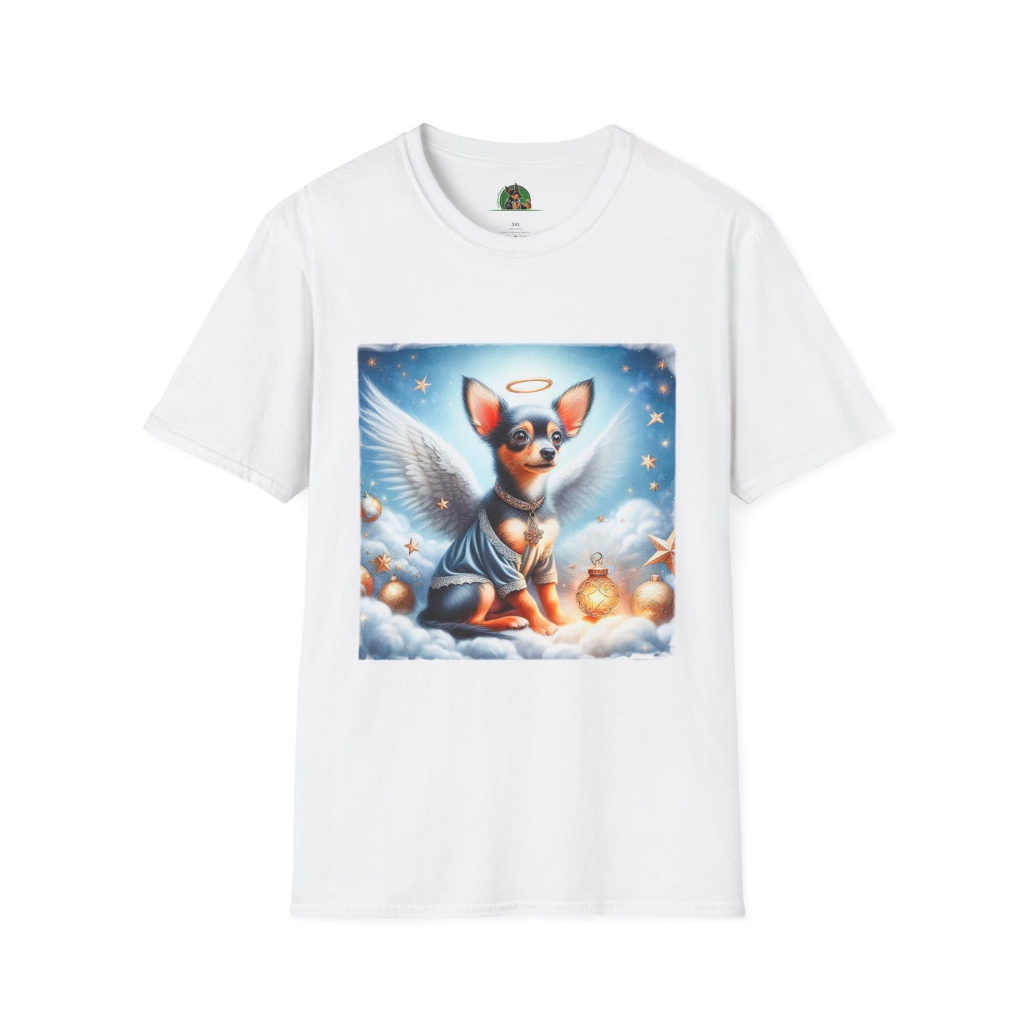 Min Pin T-Shirt pretty Angel T-Shirt Printify XS White
