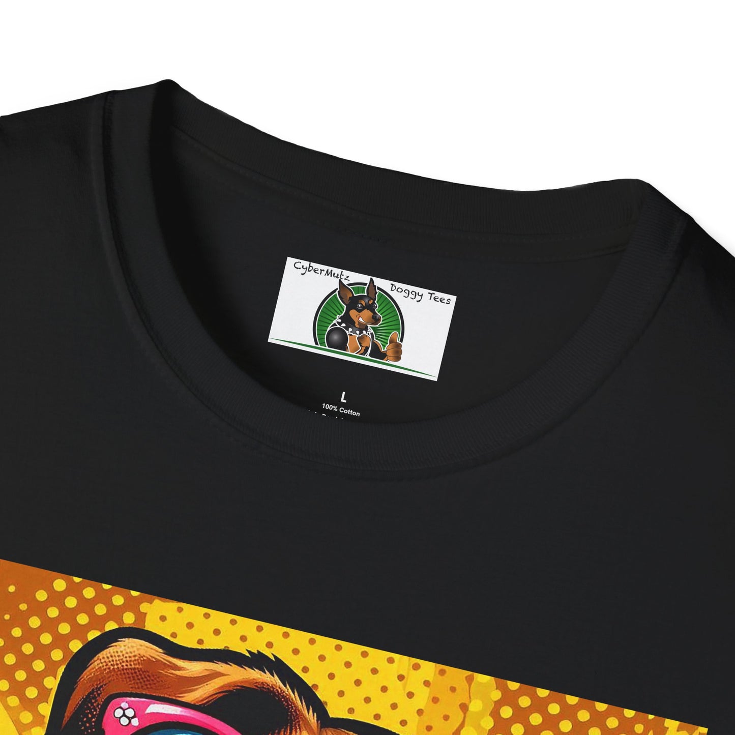 Wacky Surfer Dog T-Shirt Printify