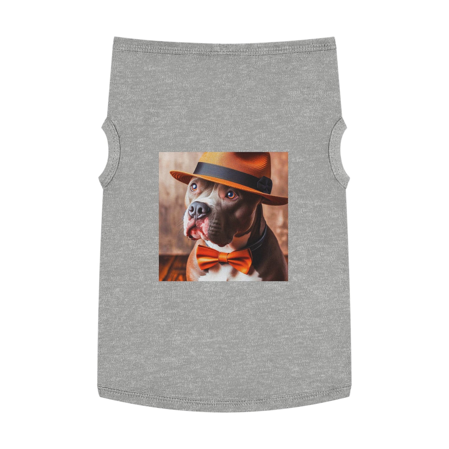 Pet Tank Top Pit Bull pretty boy Pets Printify XL Heather