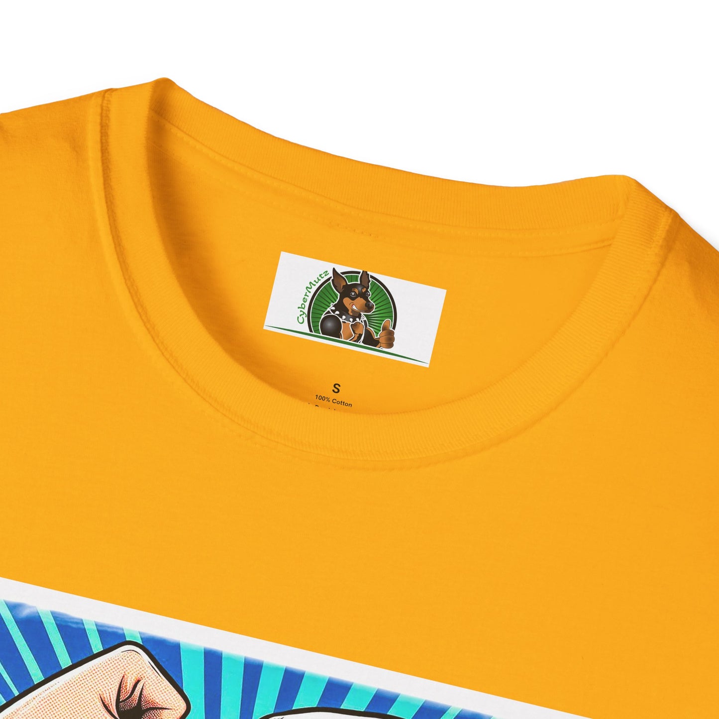 Dalmatian arm flexing t shirt
