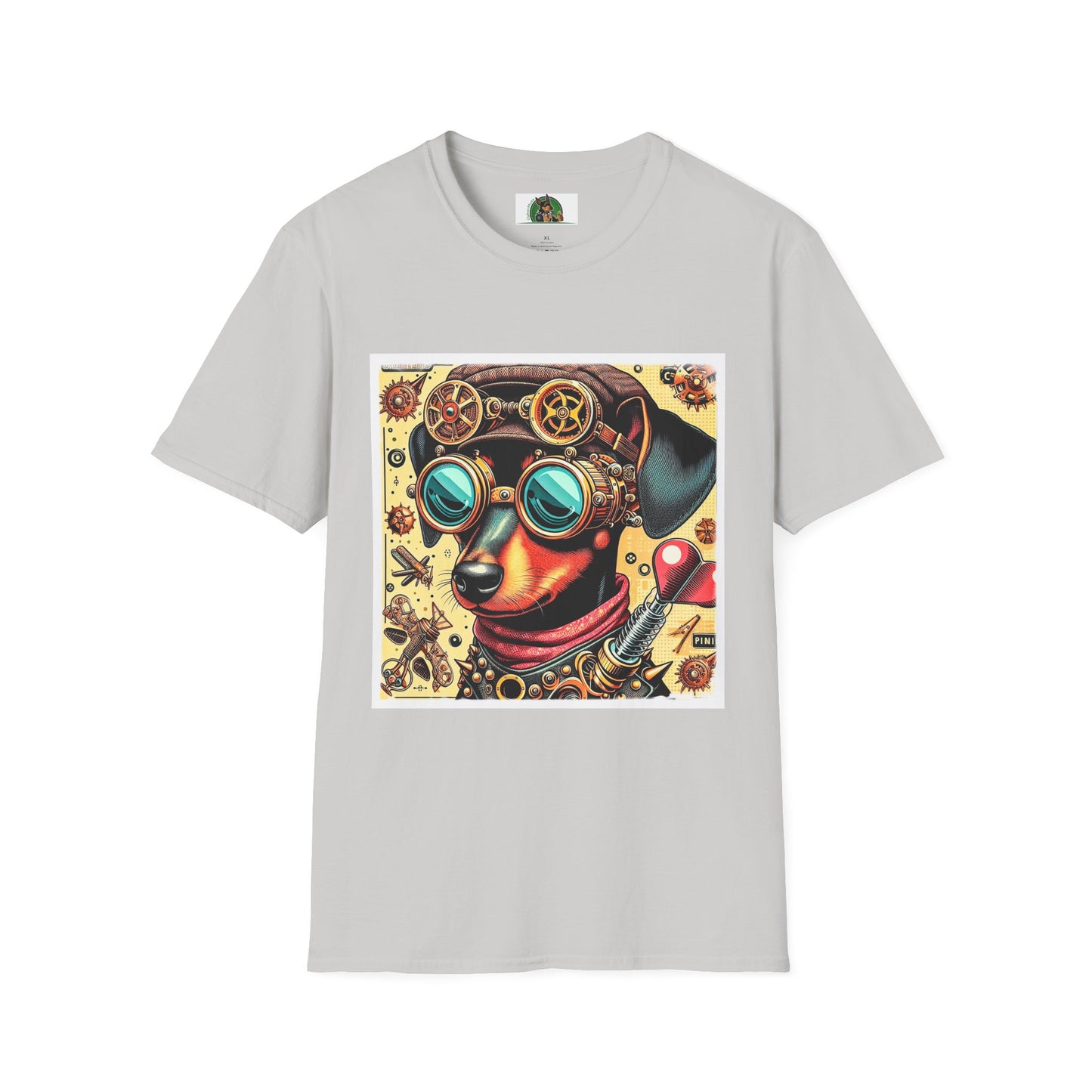 Min Pin T-Shirt steam punk fun T-Shirt Printify S Ice Grey