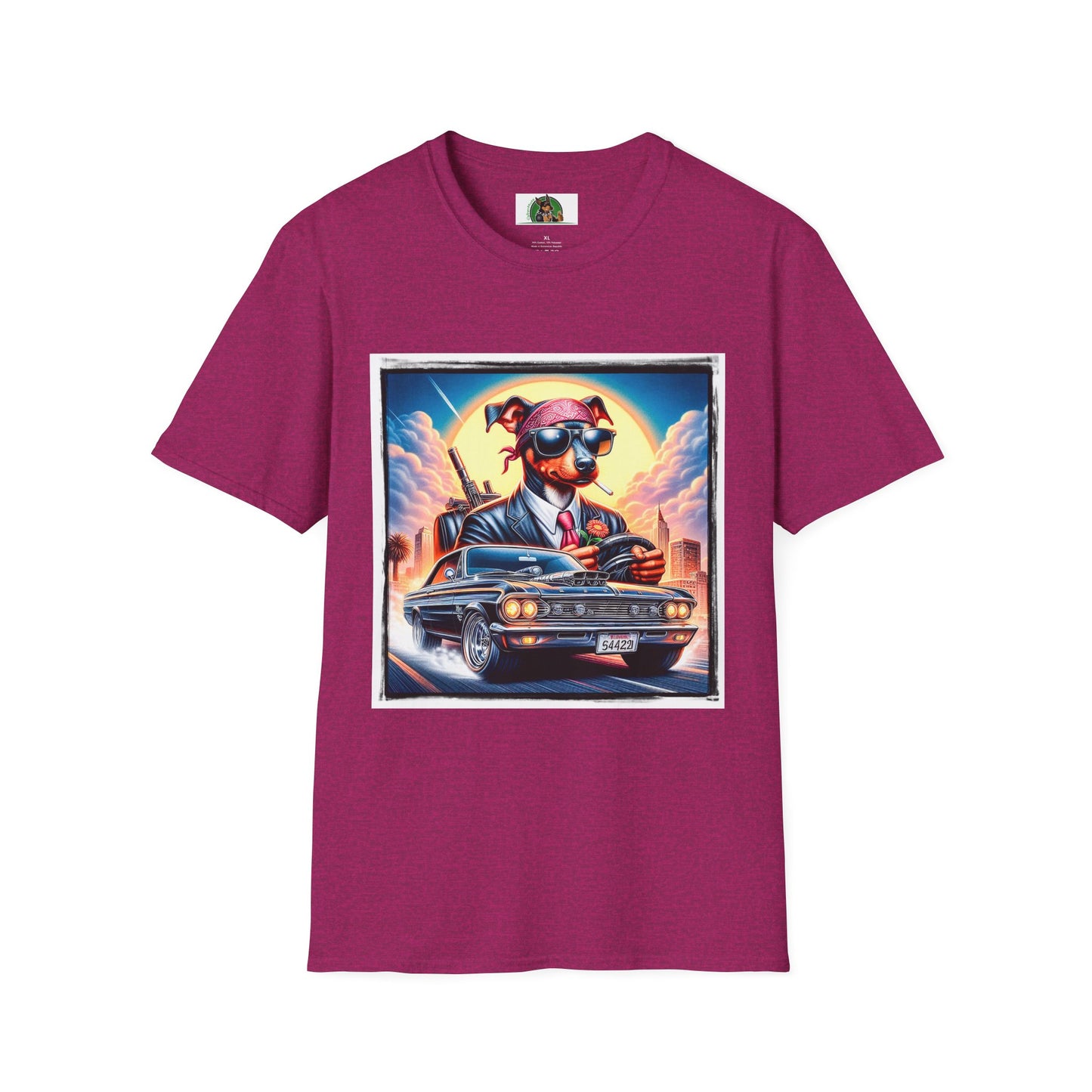 Wacky Min Pin T-Shirt T-Shirt Printify S Antique Heliconia