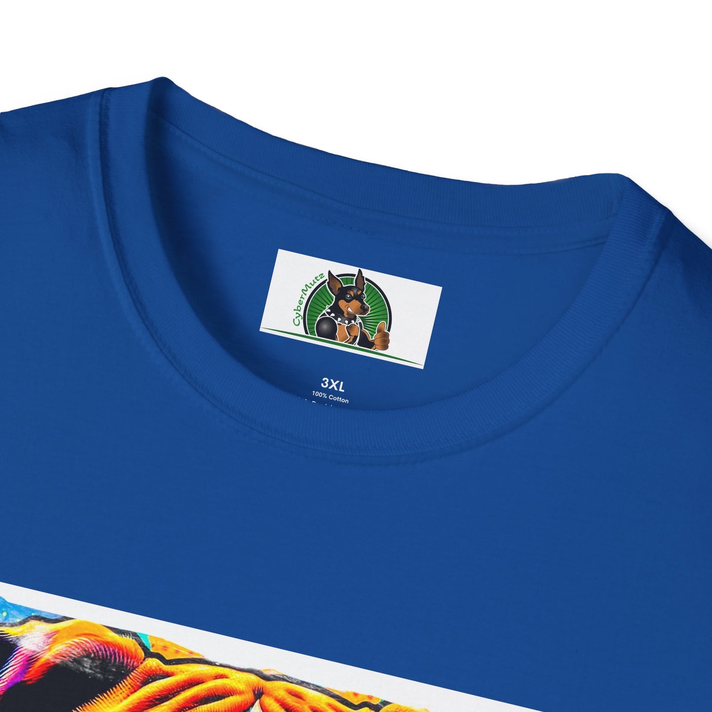 Boxer Pop Art Dog Wearing Glasses T-Shirt T-Shirt Printify