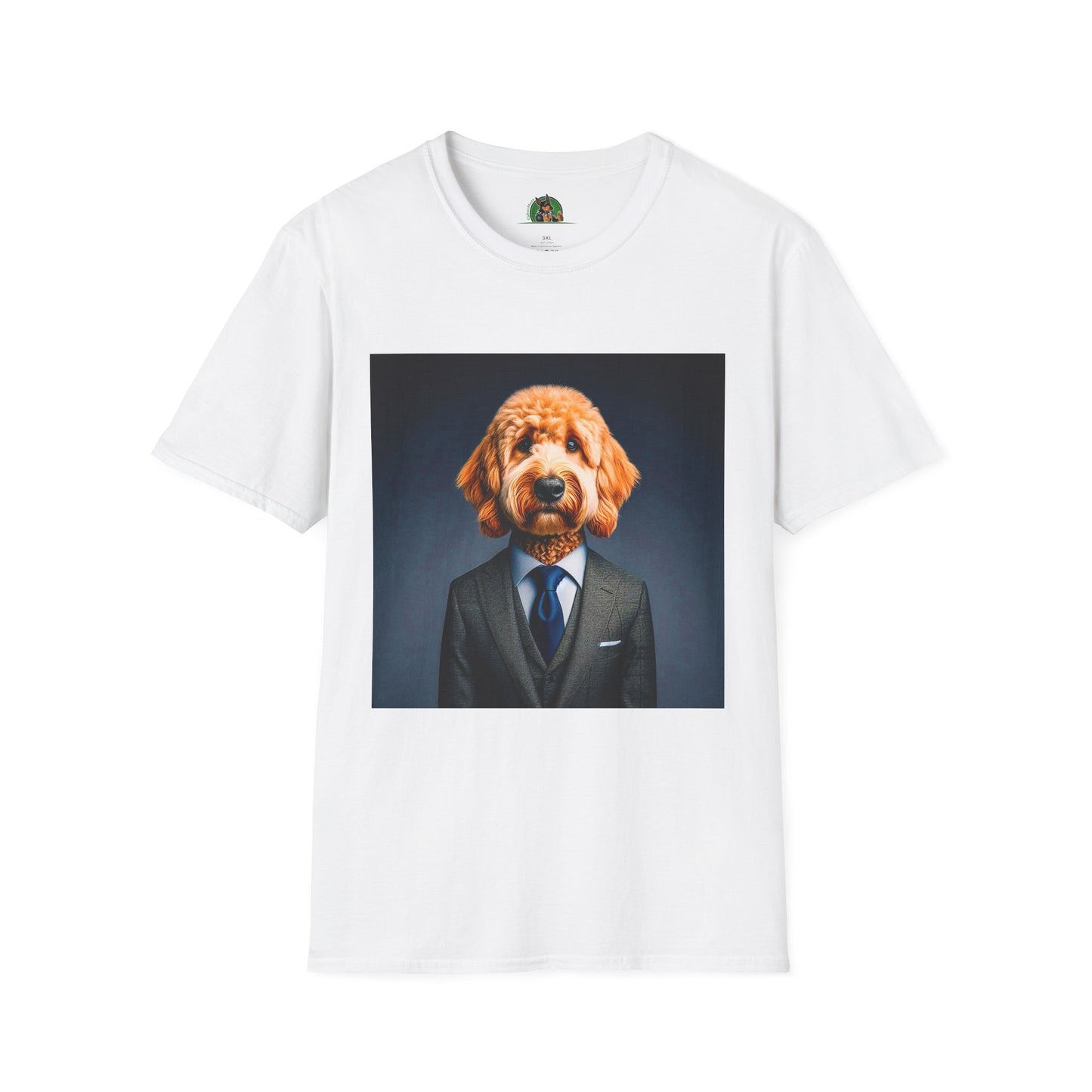 Golden Doodle professional businessman T-Shirt Printify XS White