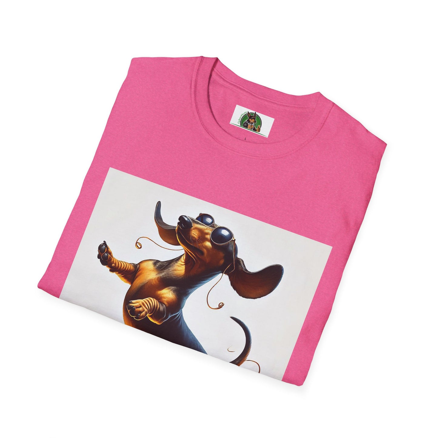 Dachshund Dancing Dog T-Shirt - Fun and Playful Unisex Tee