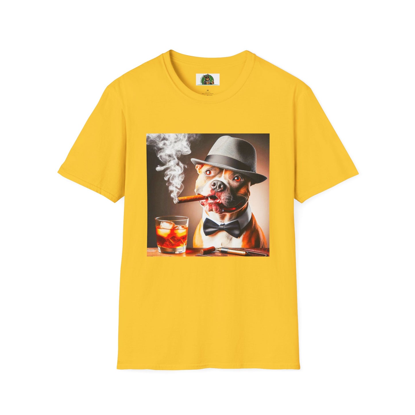 Pit Bull bar drinking shirt T-Shirt Printify S Daisy