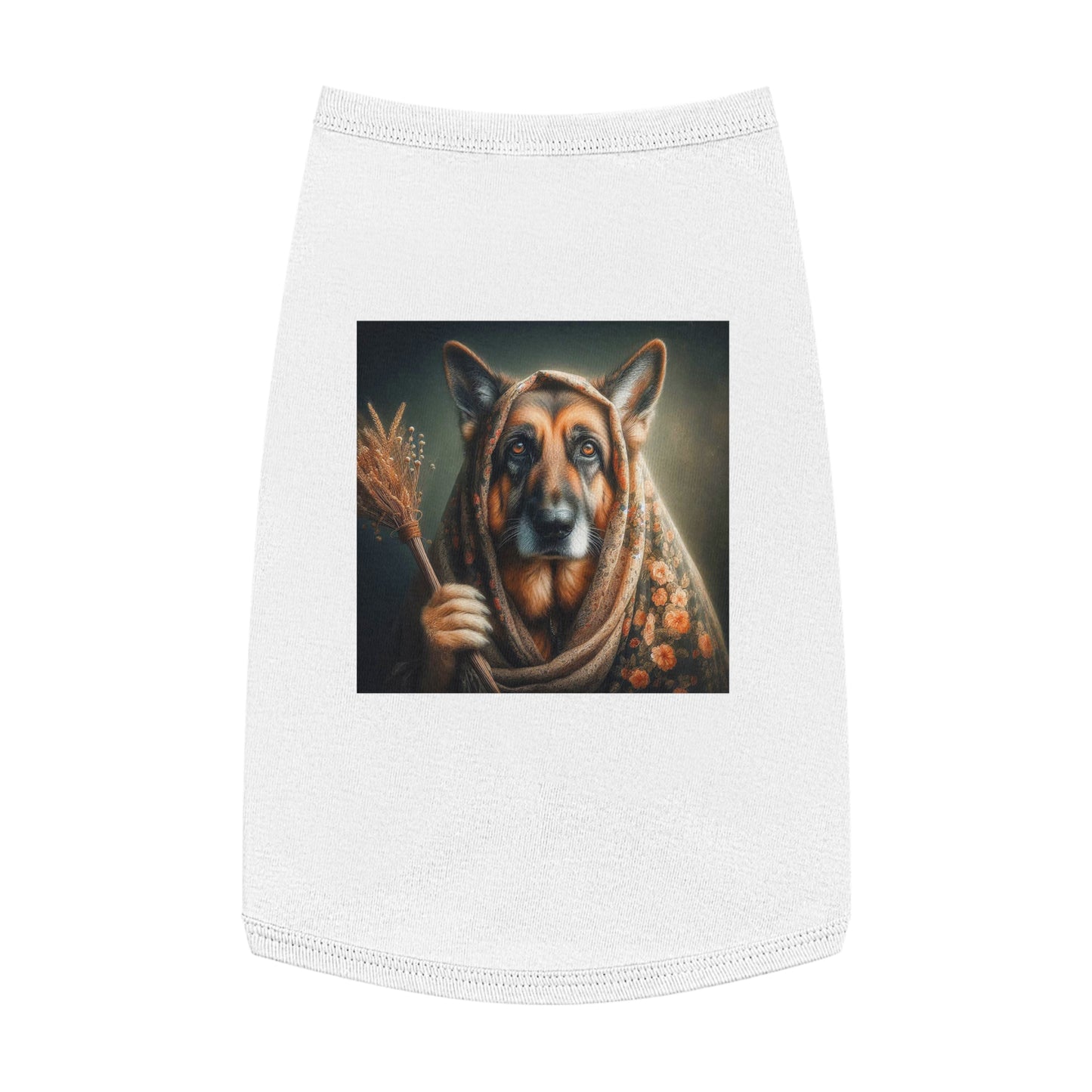 German Shepherd old man Pets Printify L White