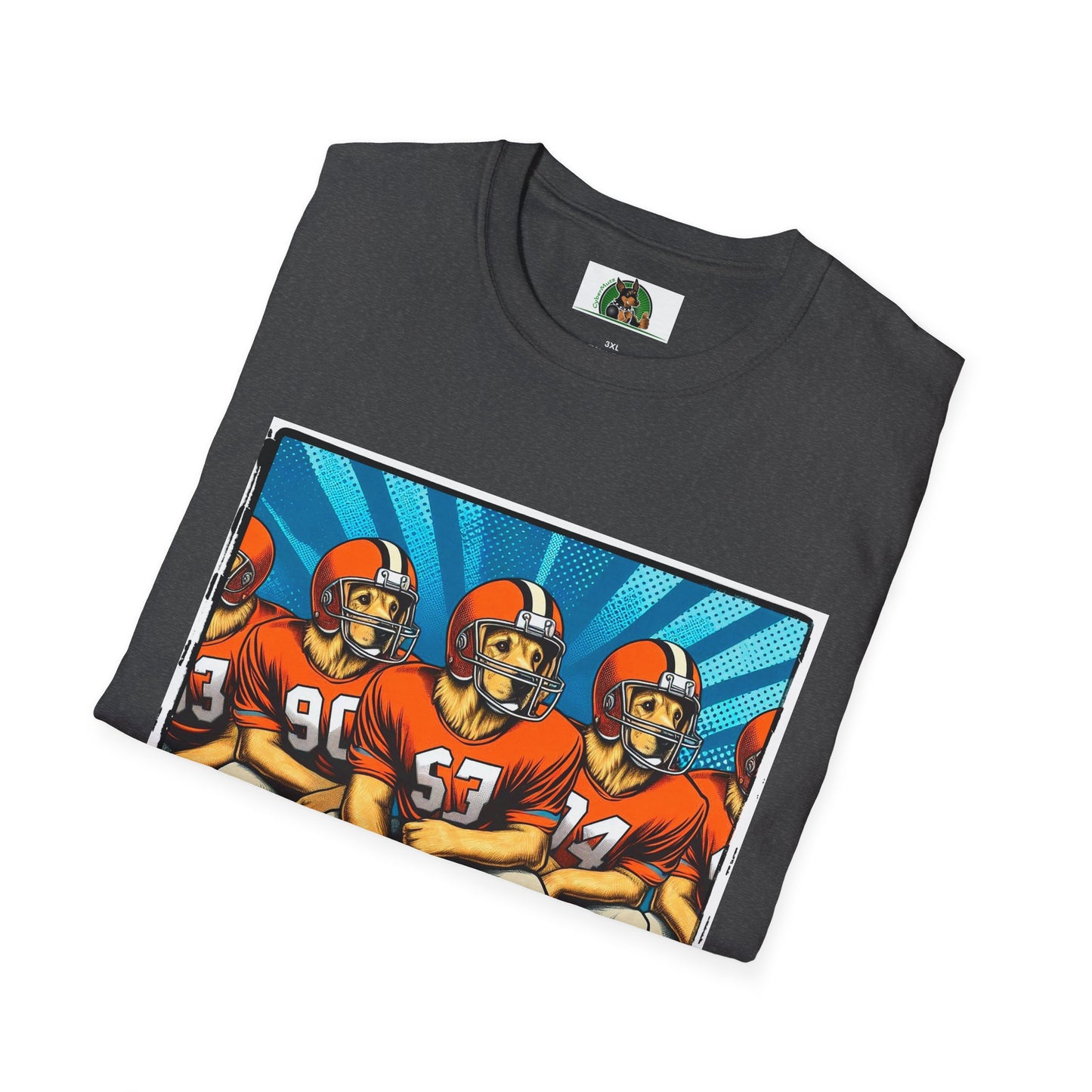 Golden Retriever football sports team shirt T-Shirt Printify
