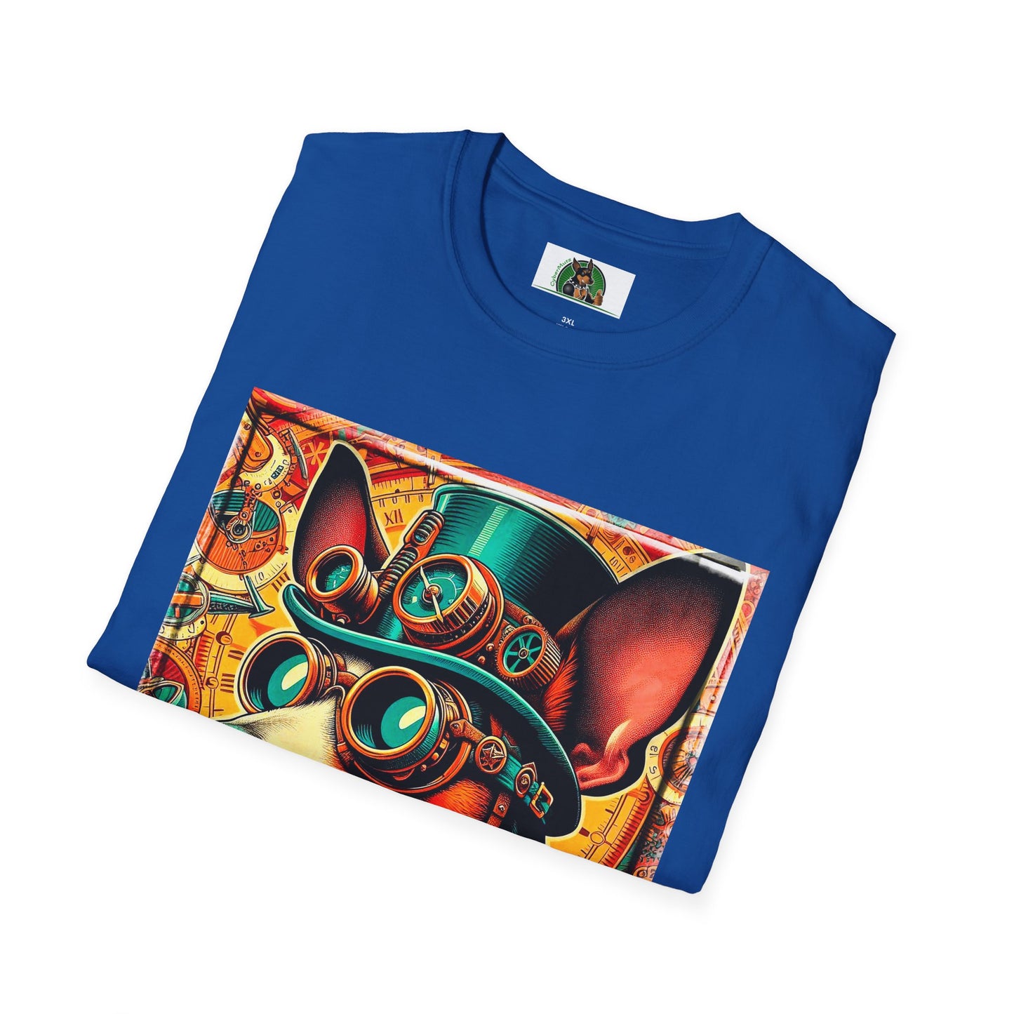 Rat Terrier T-Shirt steam punk T-Shirt Printify